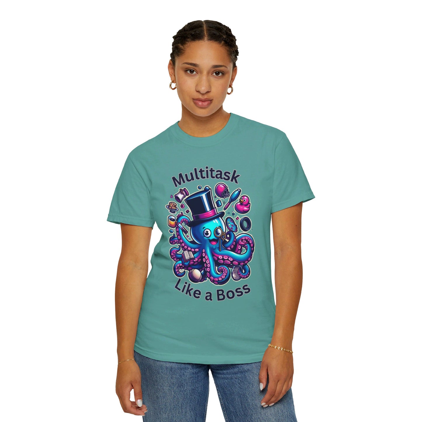 Boss Mode: Octopus Multitasker T-Shirt