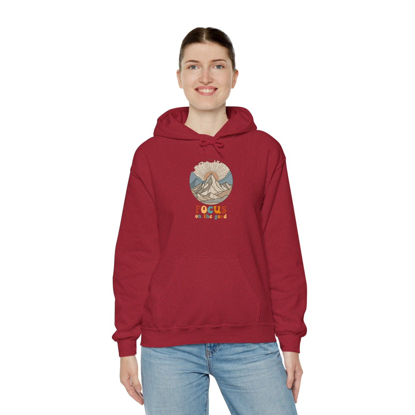Positive Peaks: Focus on the Good Hoodie
