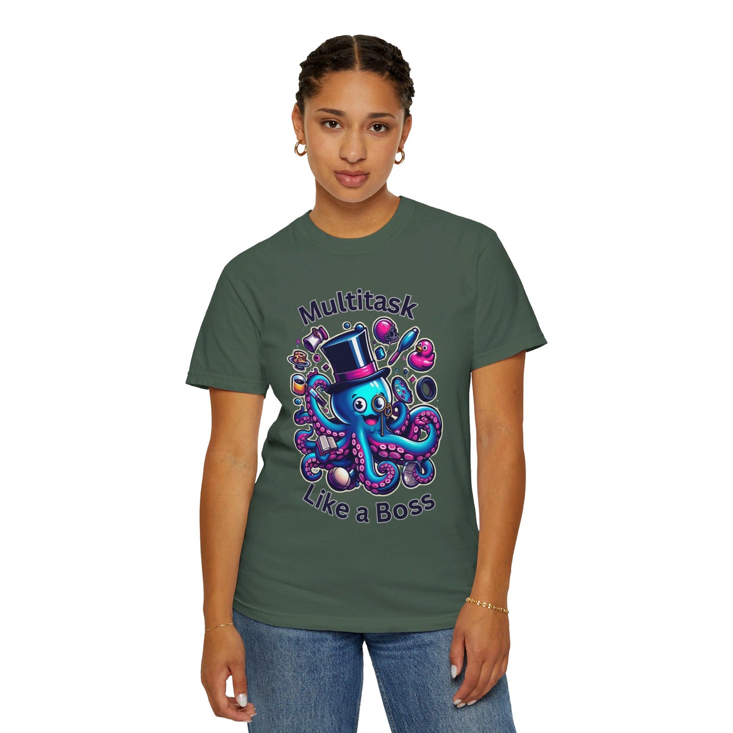 Boss Mode: Octopus Multitasker T-Shirt