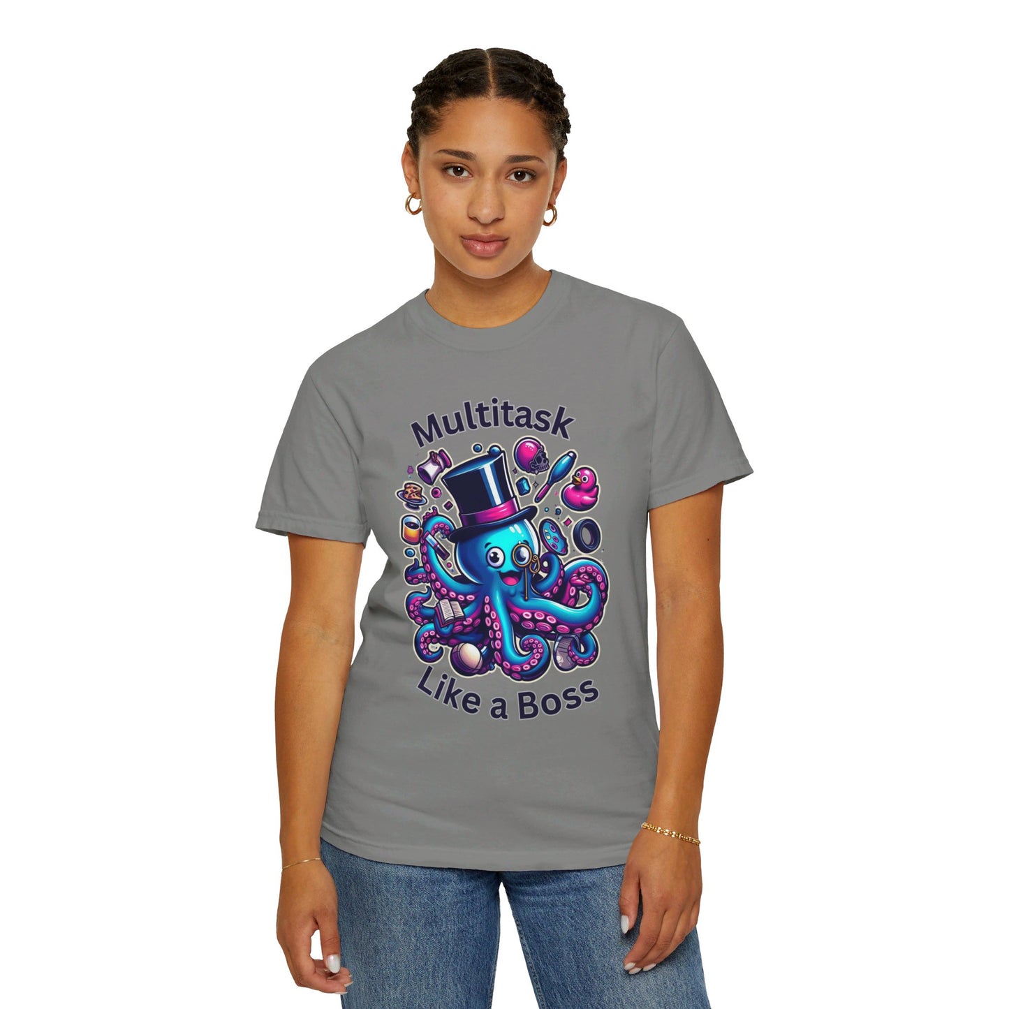 Boss Mode: Octopus Multitasker T-Shirt