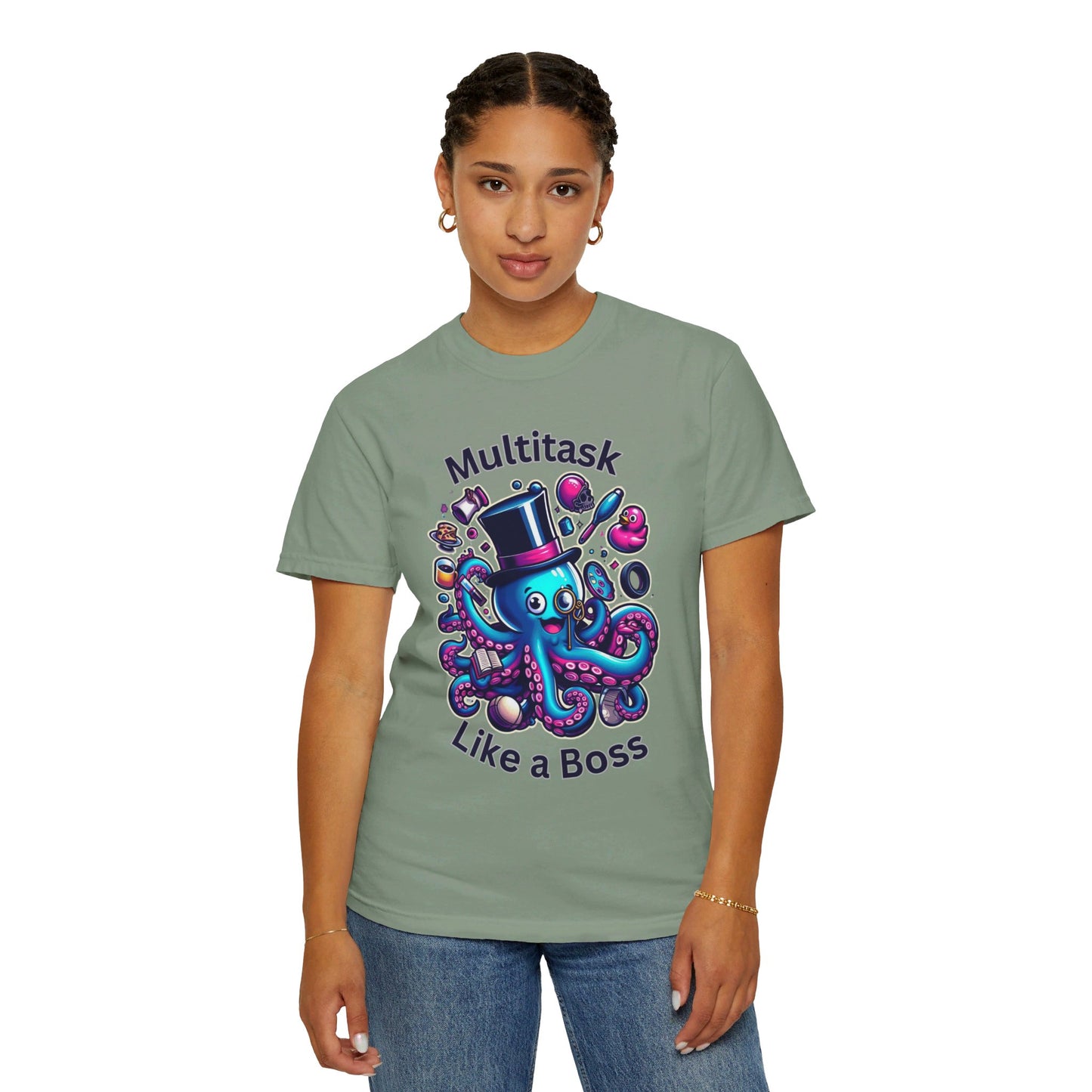 Boss Mode: Octopus Multitasker T-Shirt