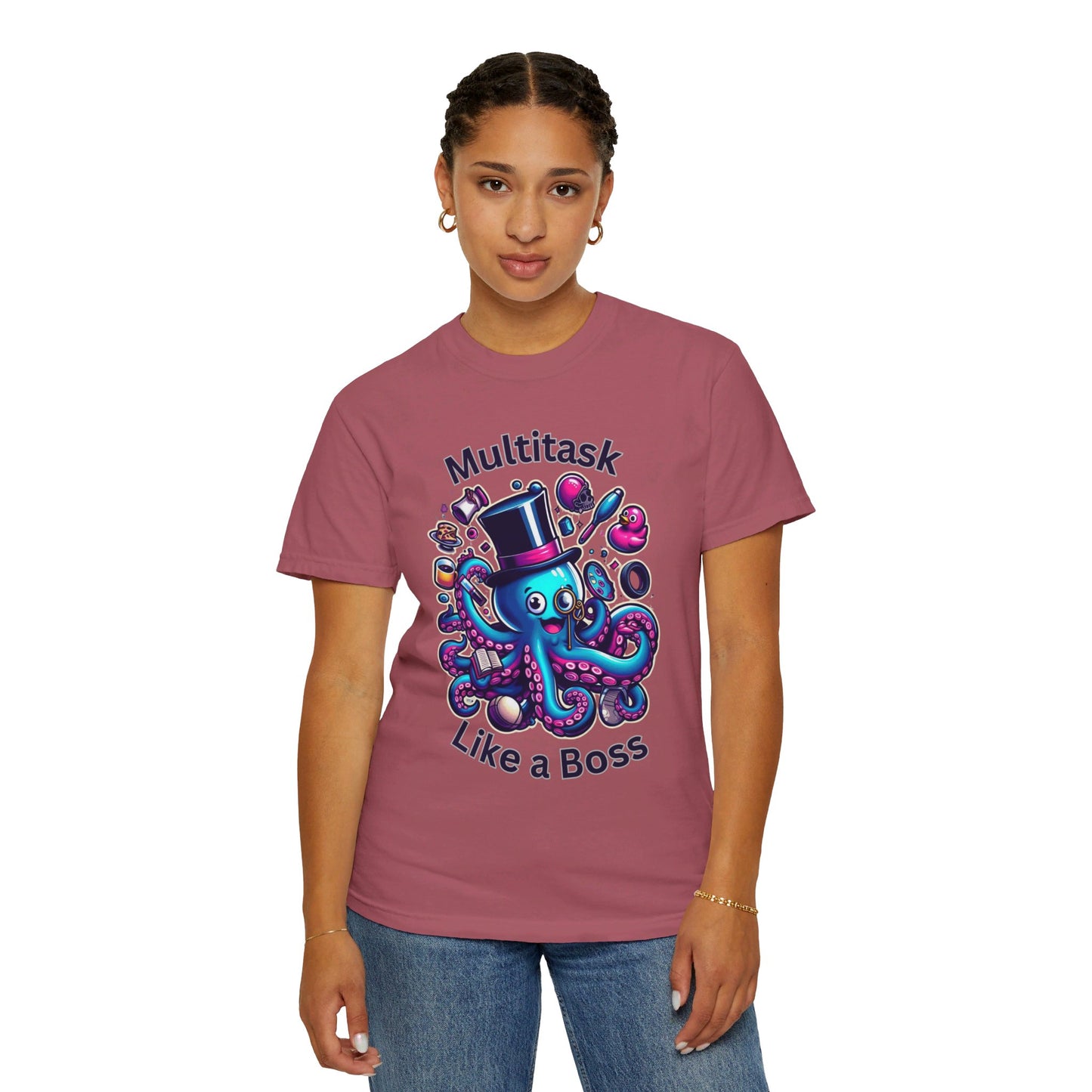 Boss Mode: Octopus Multitasker T-Shirt