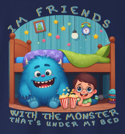Bedtime Buddy: Monster Friends Kids T-Shirt