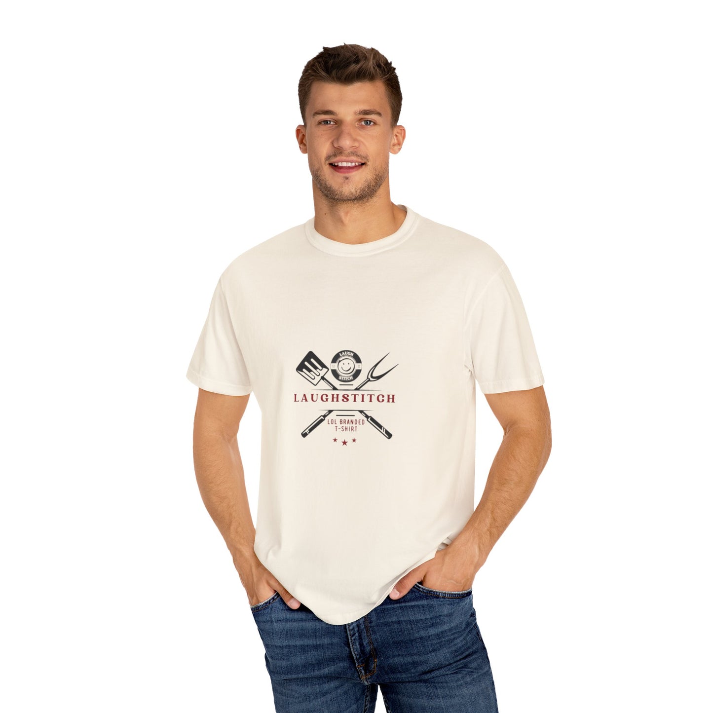 Laugh Stitch LOL Branded Unisex T-Shirt - Laugh Out Loud Fashion