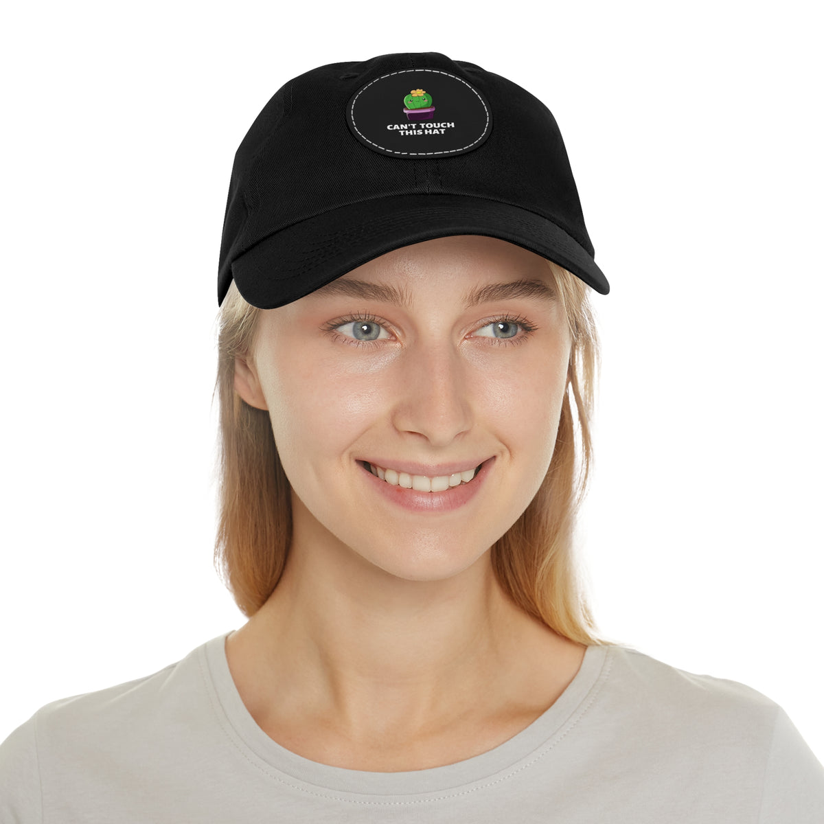 Can't Touch This Dad Hat with Leather Patch