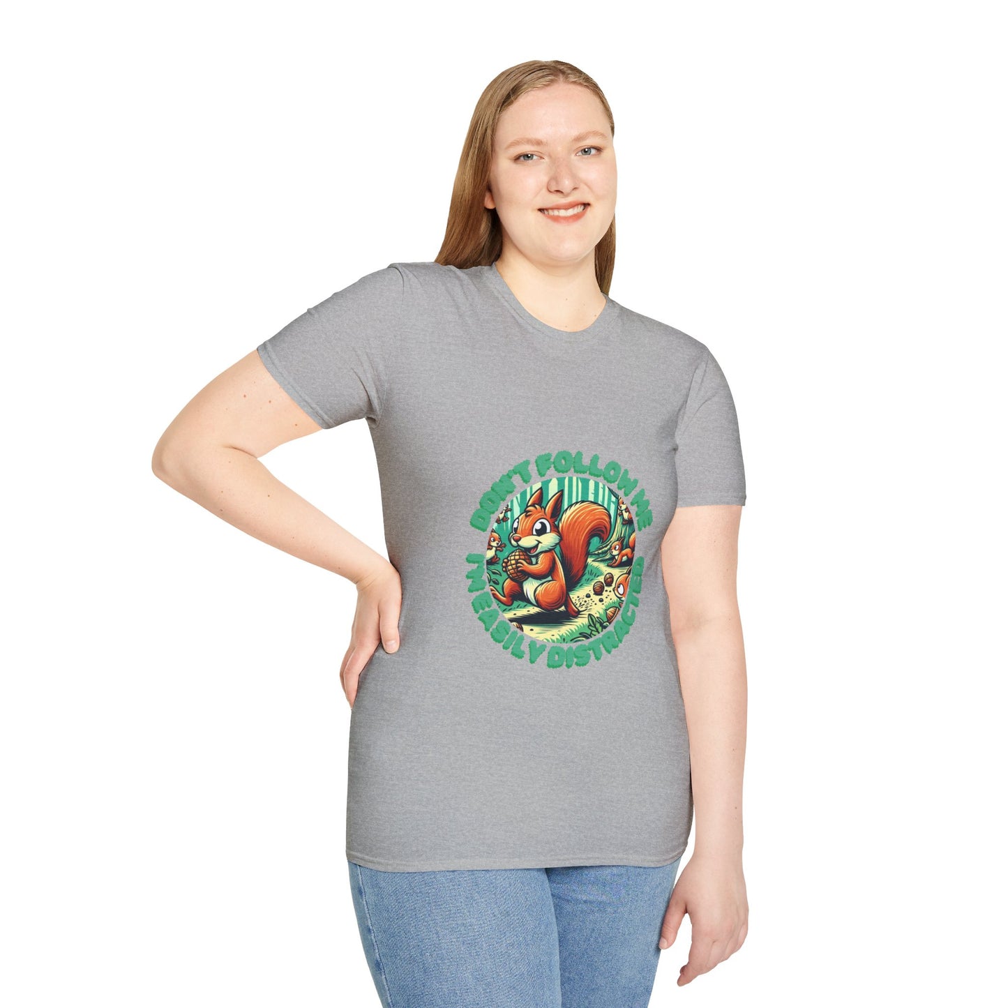 Nutty Navigator: Comical Squirrel Shirt