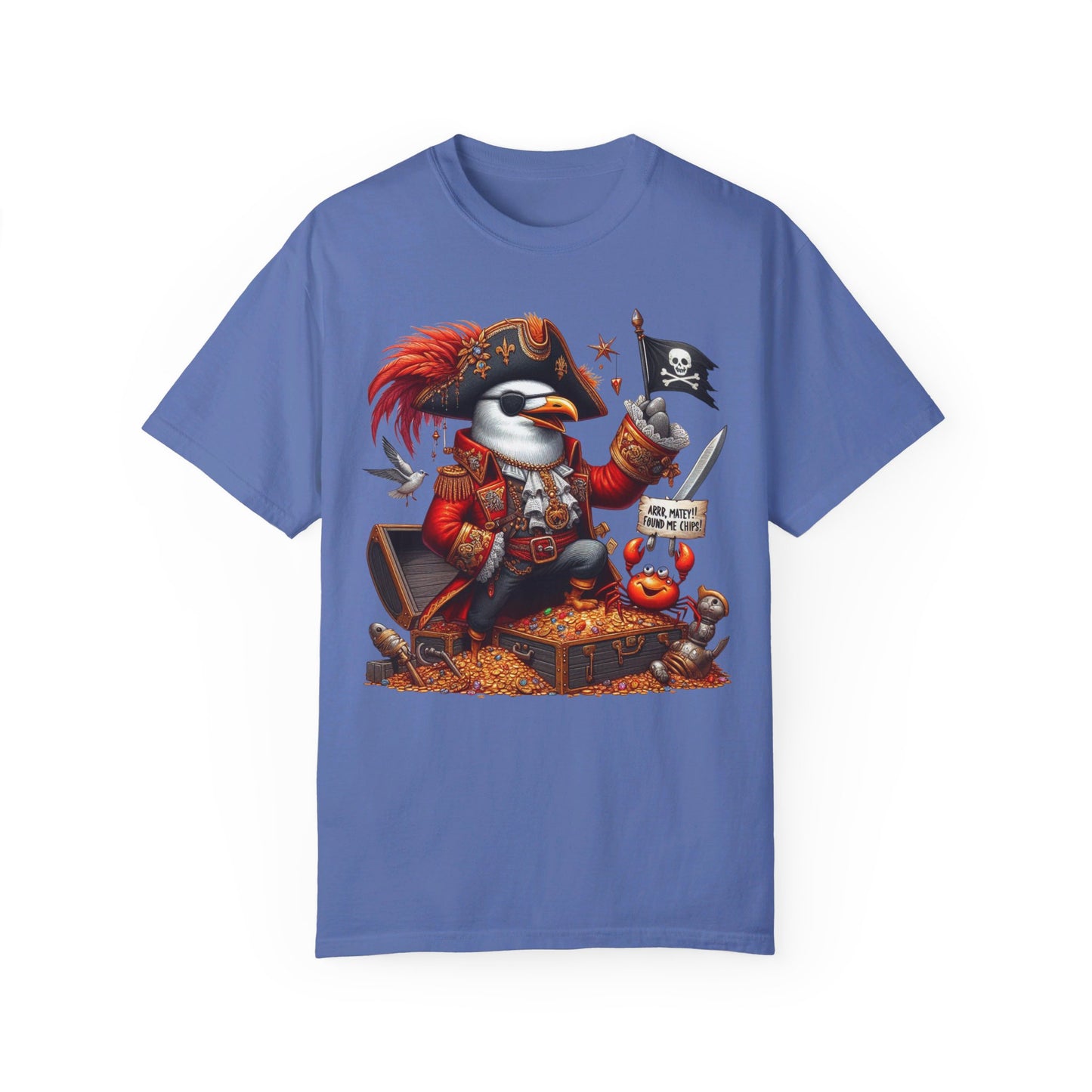 Captain Squawk: Seagull Pirate Tee