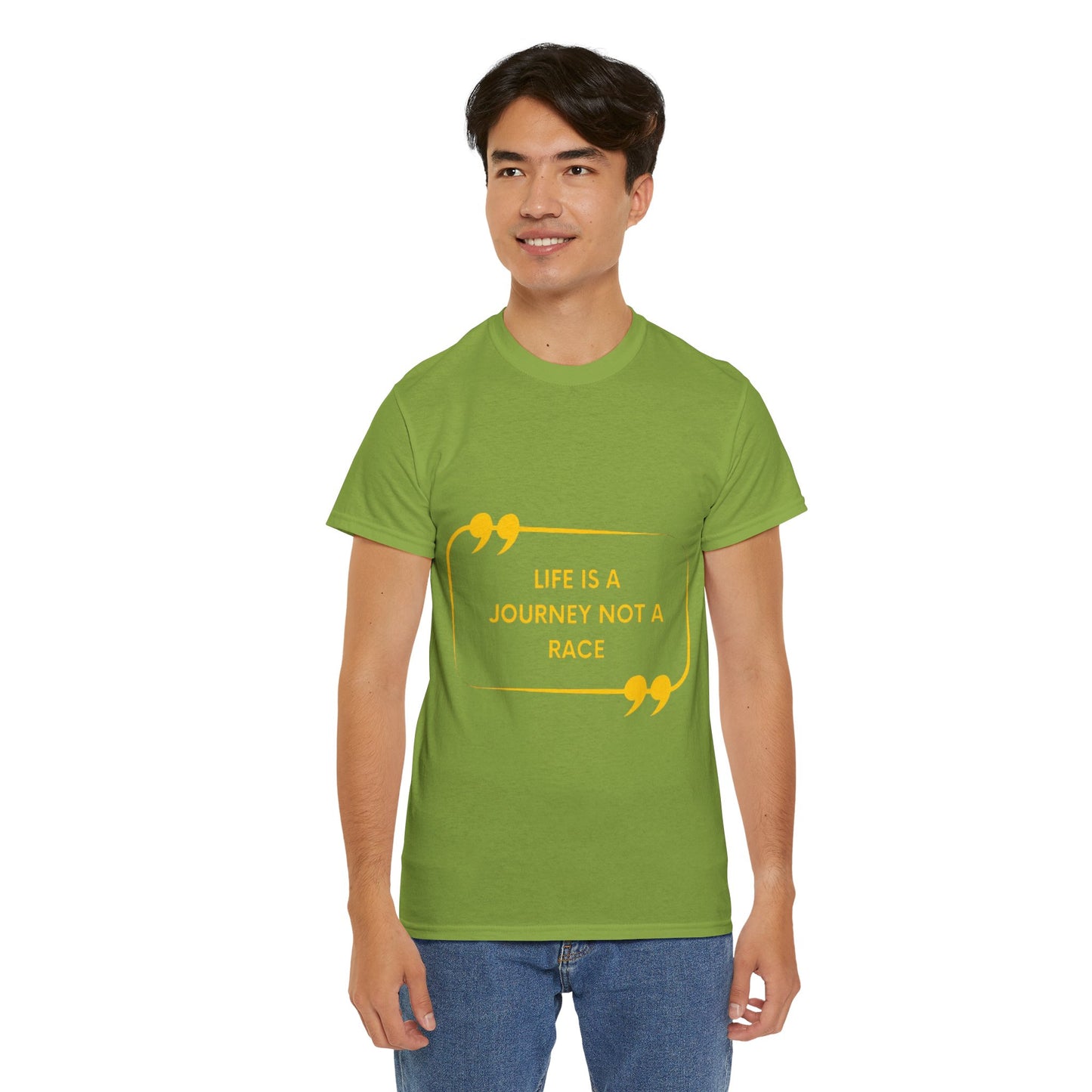 Life is a journey Unisex Heavy Cotton Tee