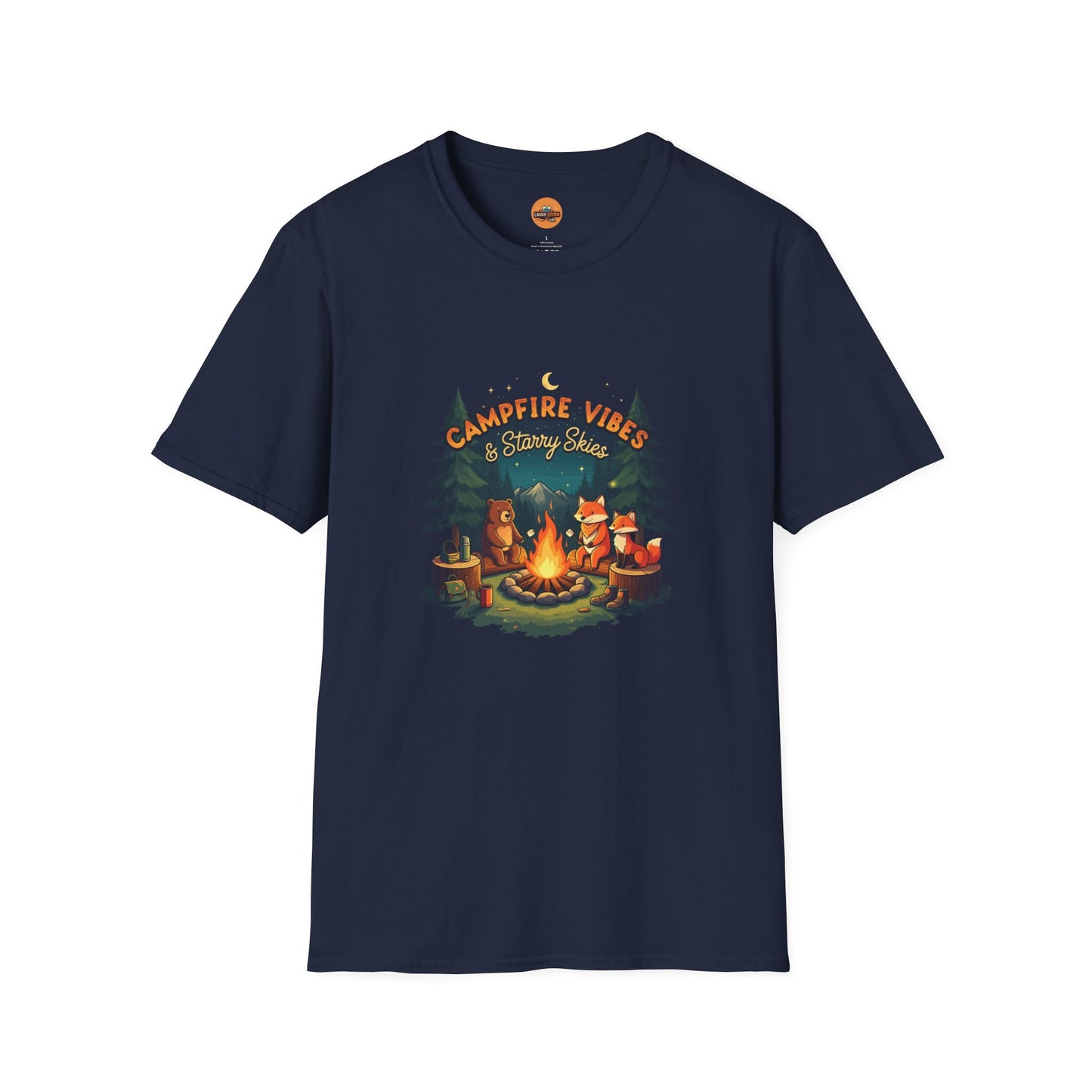 Fireside Fun: Campfire & Starry Skies Tee