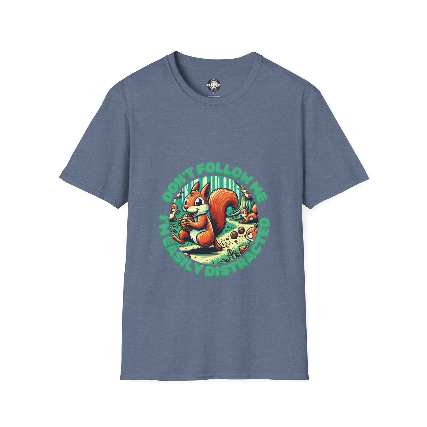 Nutty Navigator: Comical Squirrel Shirt