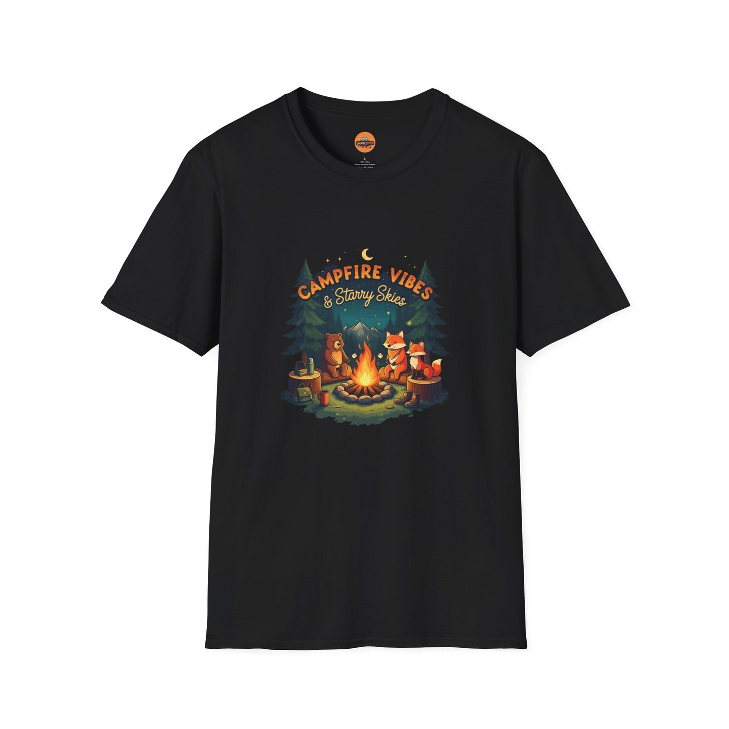 Fireside Fun: Campfire & Starry Skies Tee