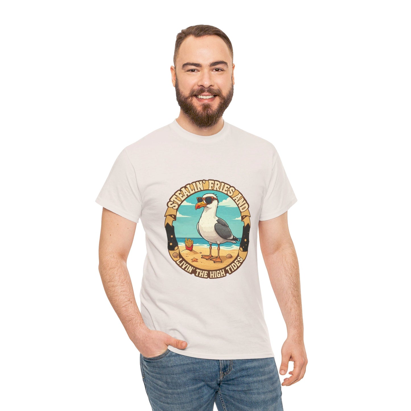 Beach Bandit: Fries and Tides Tee