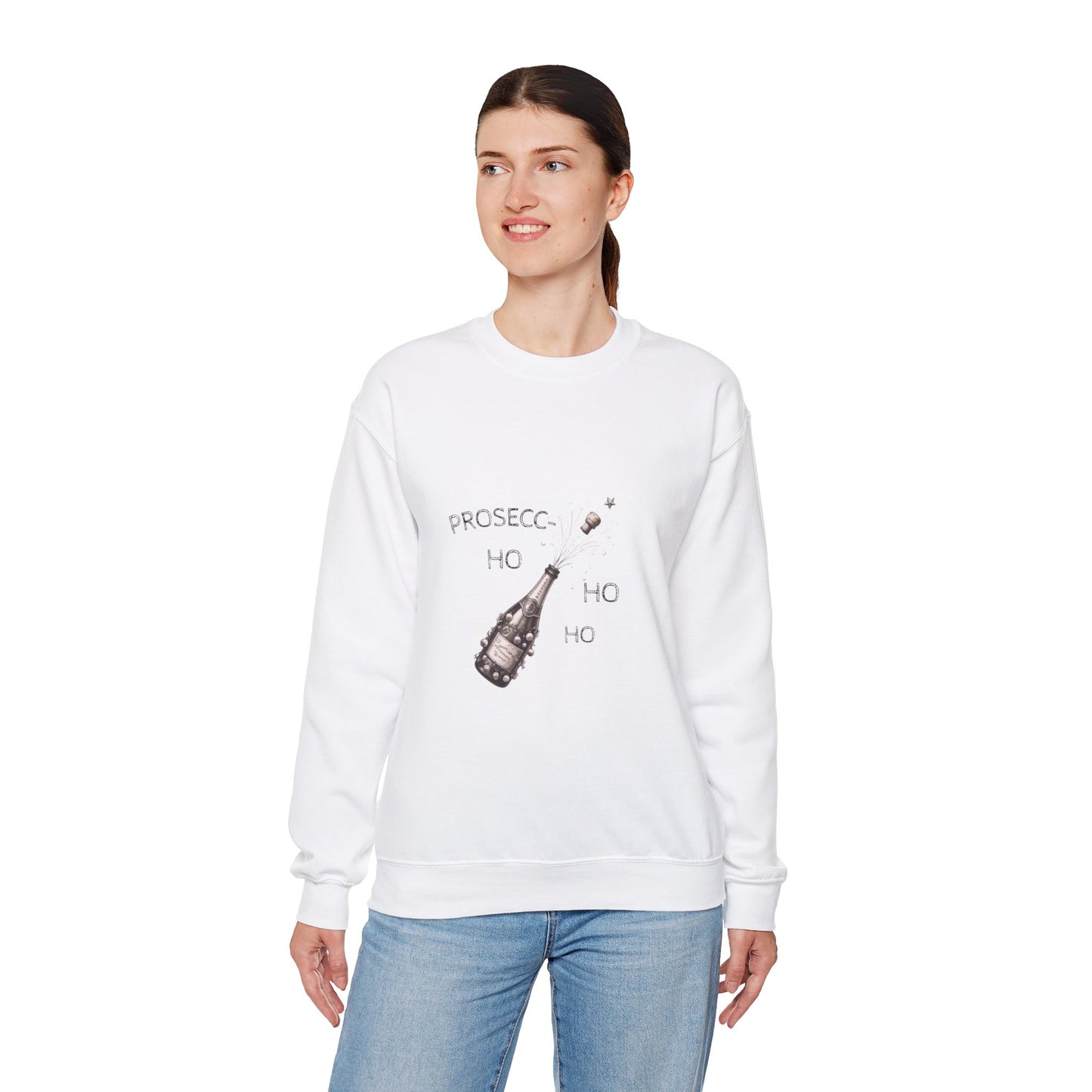 Prosecco-ho-ho-ho: Holiday Cheer Sweatshirt