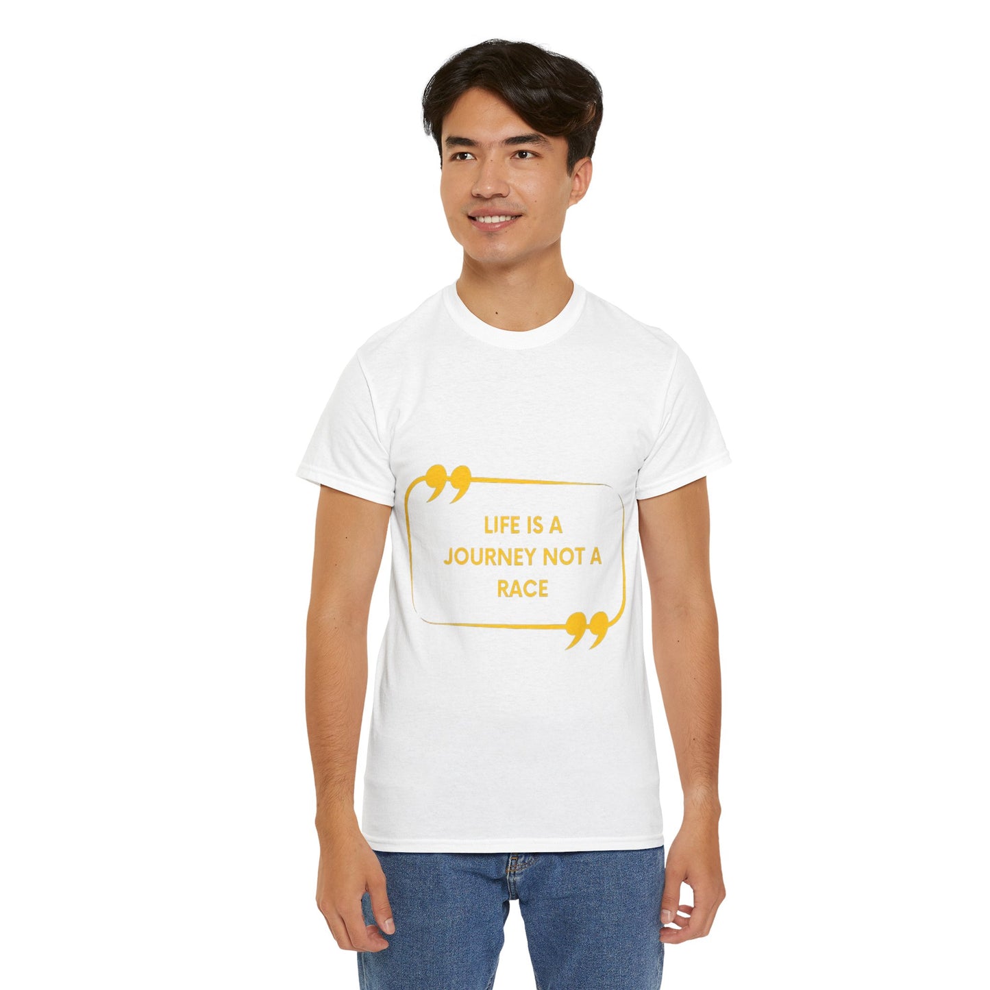 Life is a journey Unisex Heavy Cotton Tee