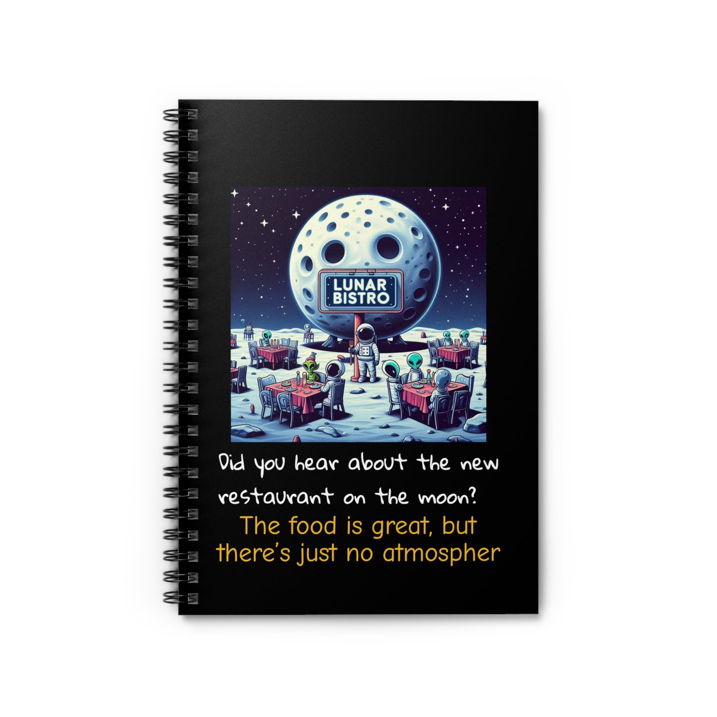 Giggle Pages: Fun & Jokes Notebooks - Moon Restaurant