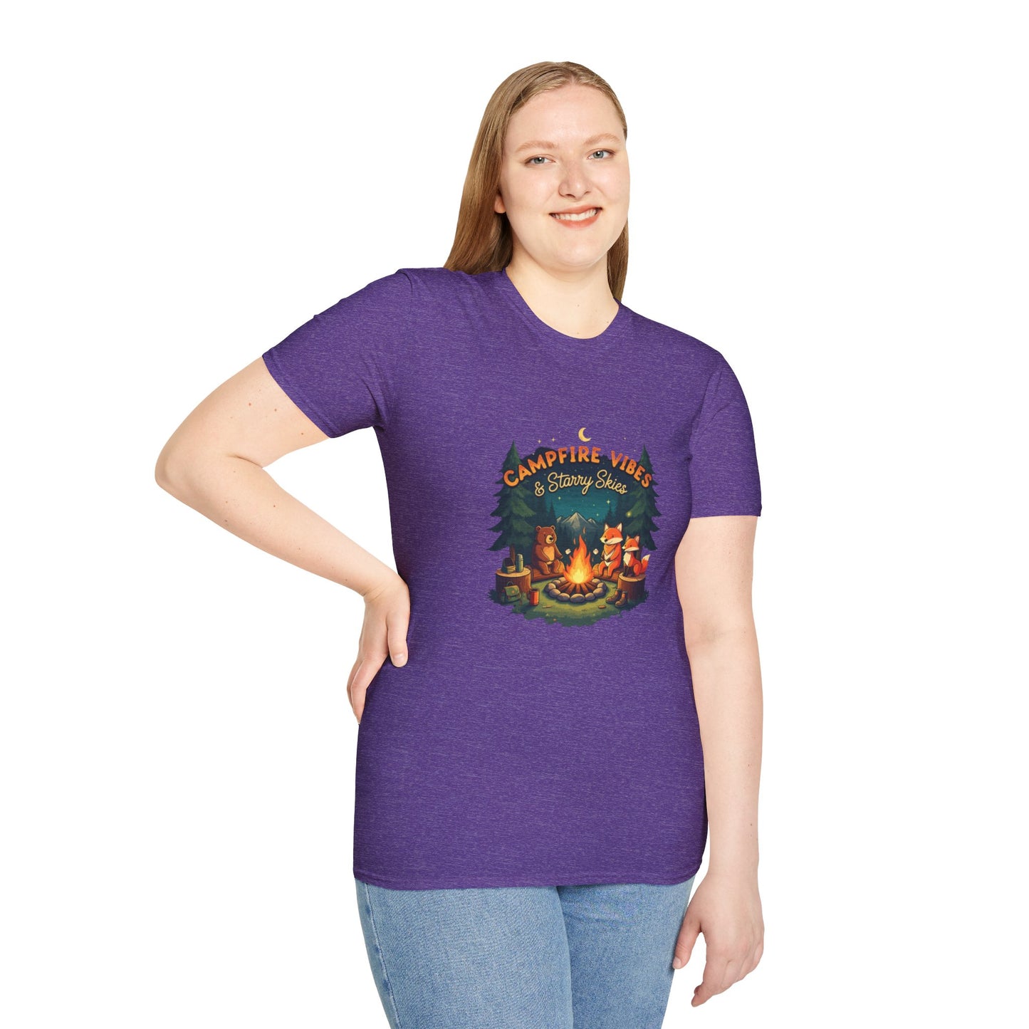 Fireside Fun: Campfire & Starry Skies Tee