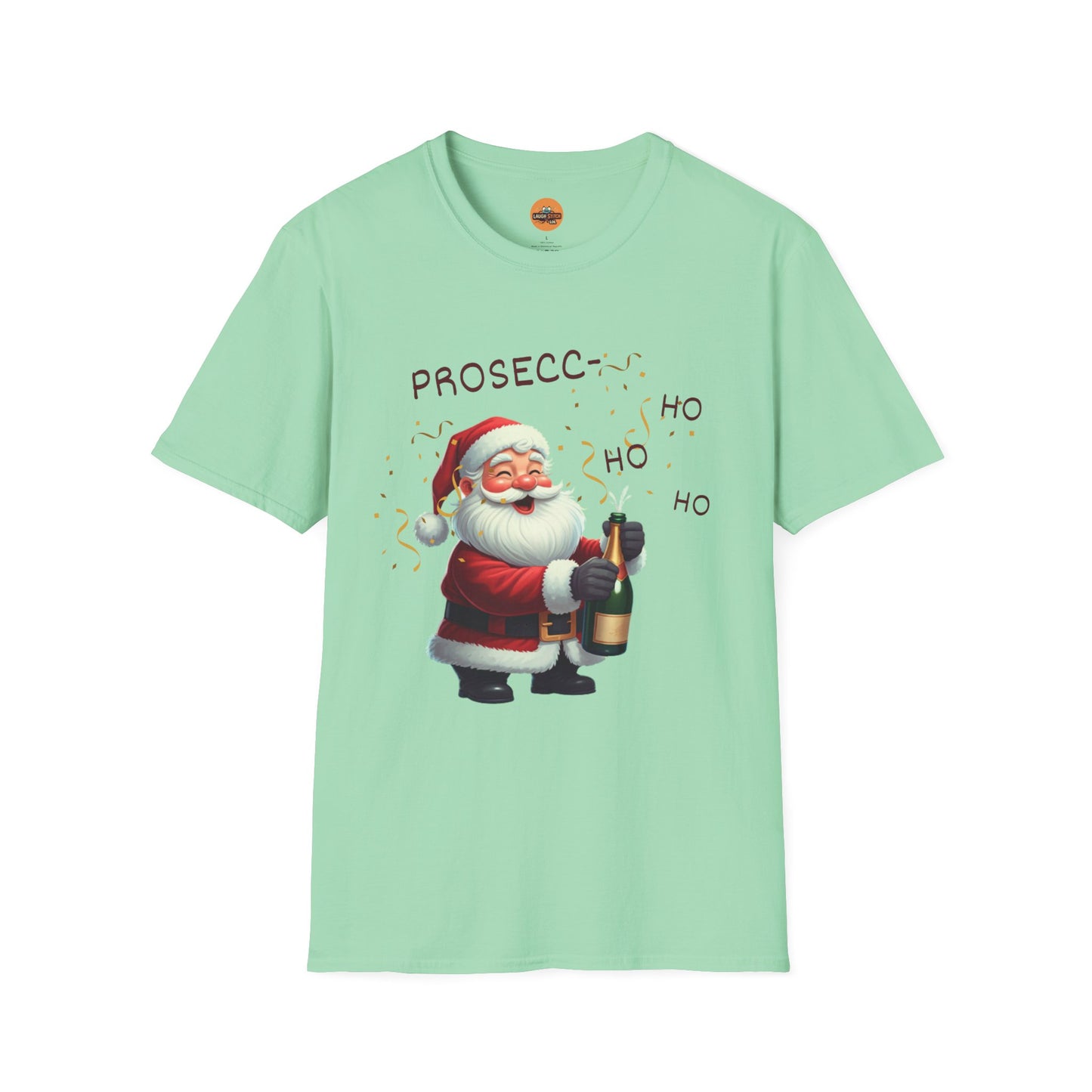 Prosecco-ho-ho-ho: Santa’s Bubbly Celebration T-Shirt