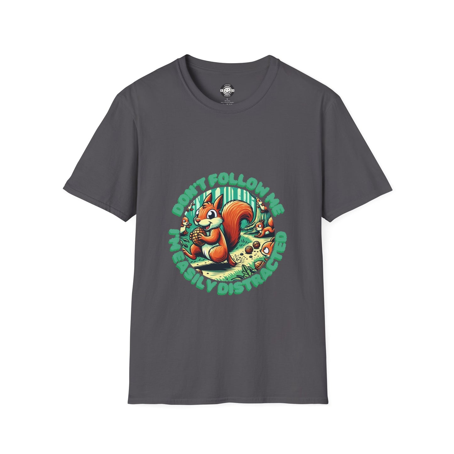 Nutty Navigator: Comical Squirrel Shirt