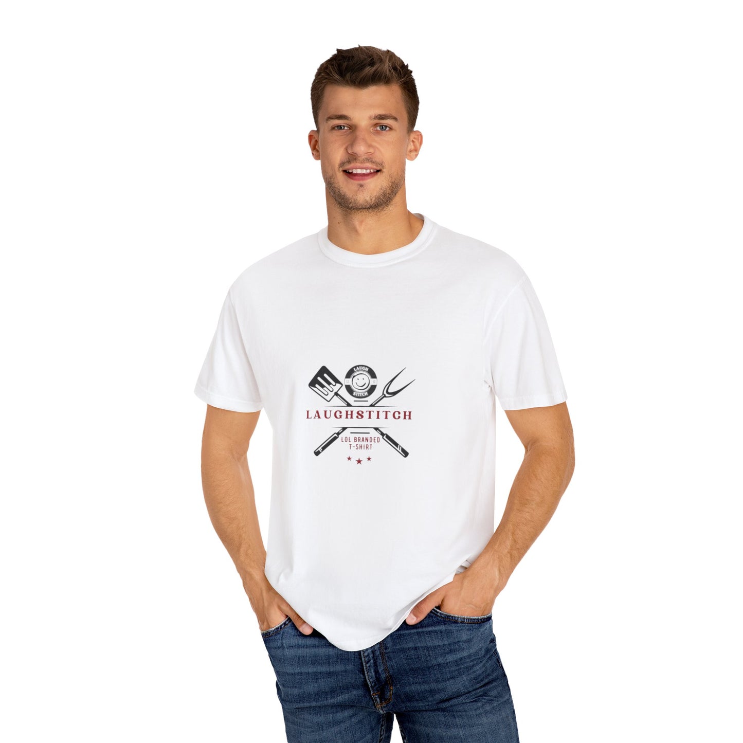 Laugh Stitch LOL Branded Unisex T-Shirt - Laugh Out Loud Fashion