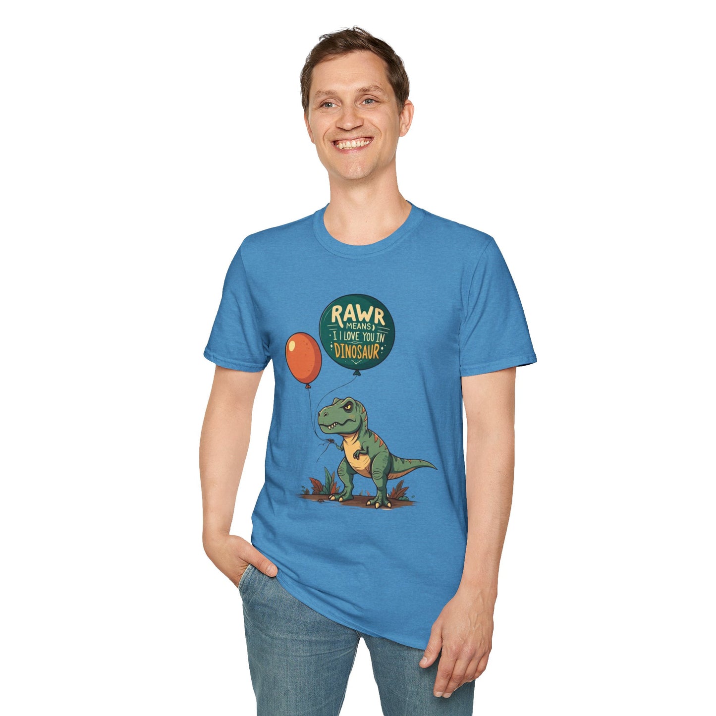 T-Rex Love: Rawr Means I Love You T-Shirt