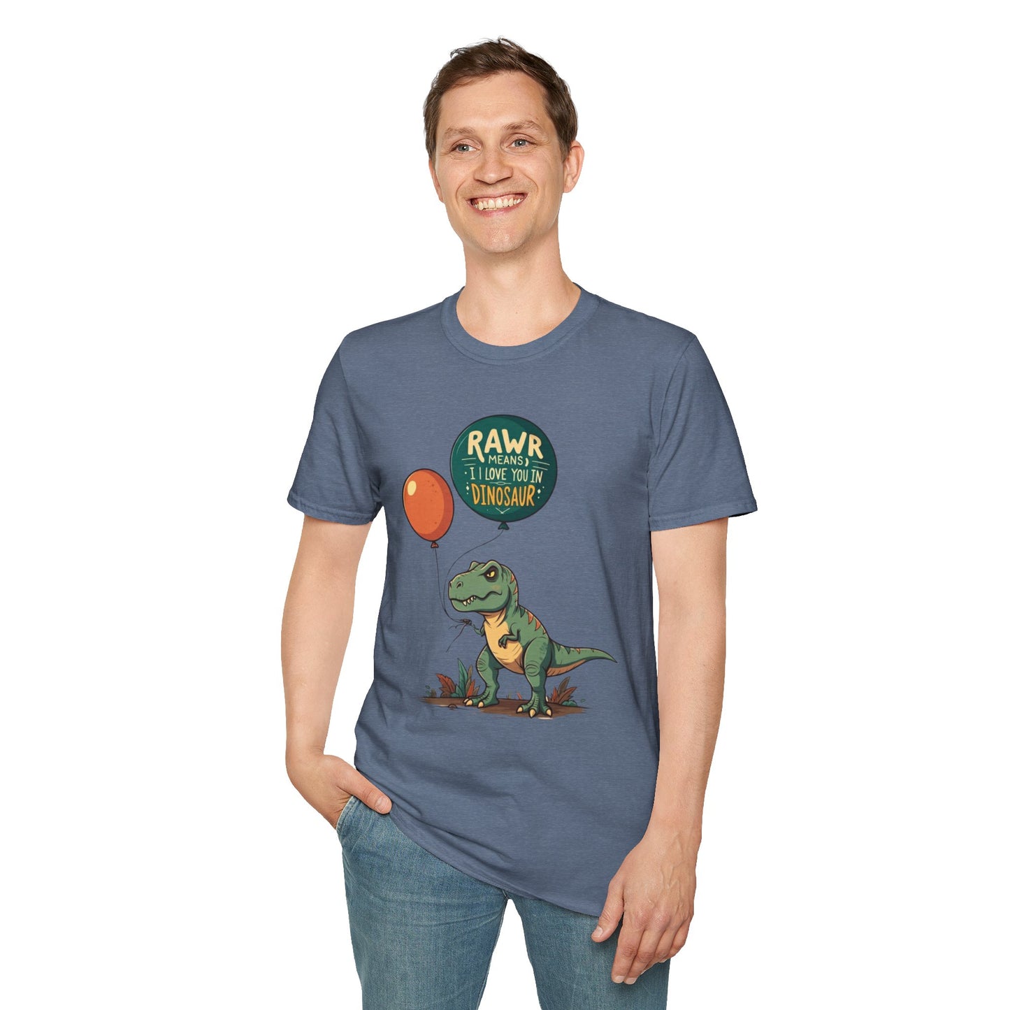 T-Rex Love: Rawr Means I Love You T-Shirt