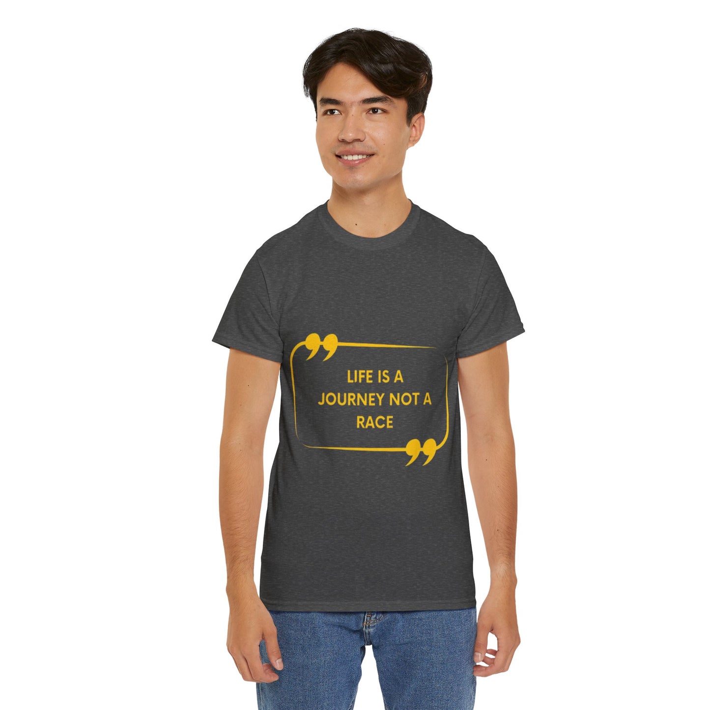 Life is a journey Unisex Heavy Cotton Tee