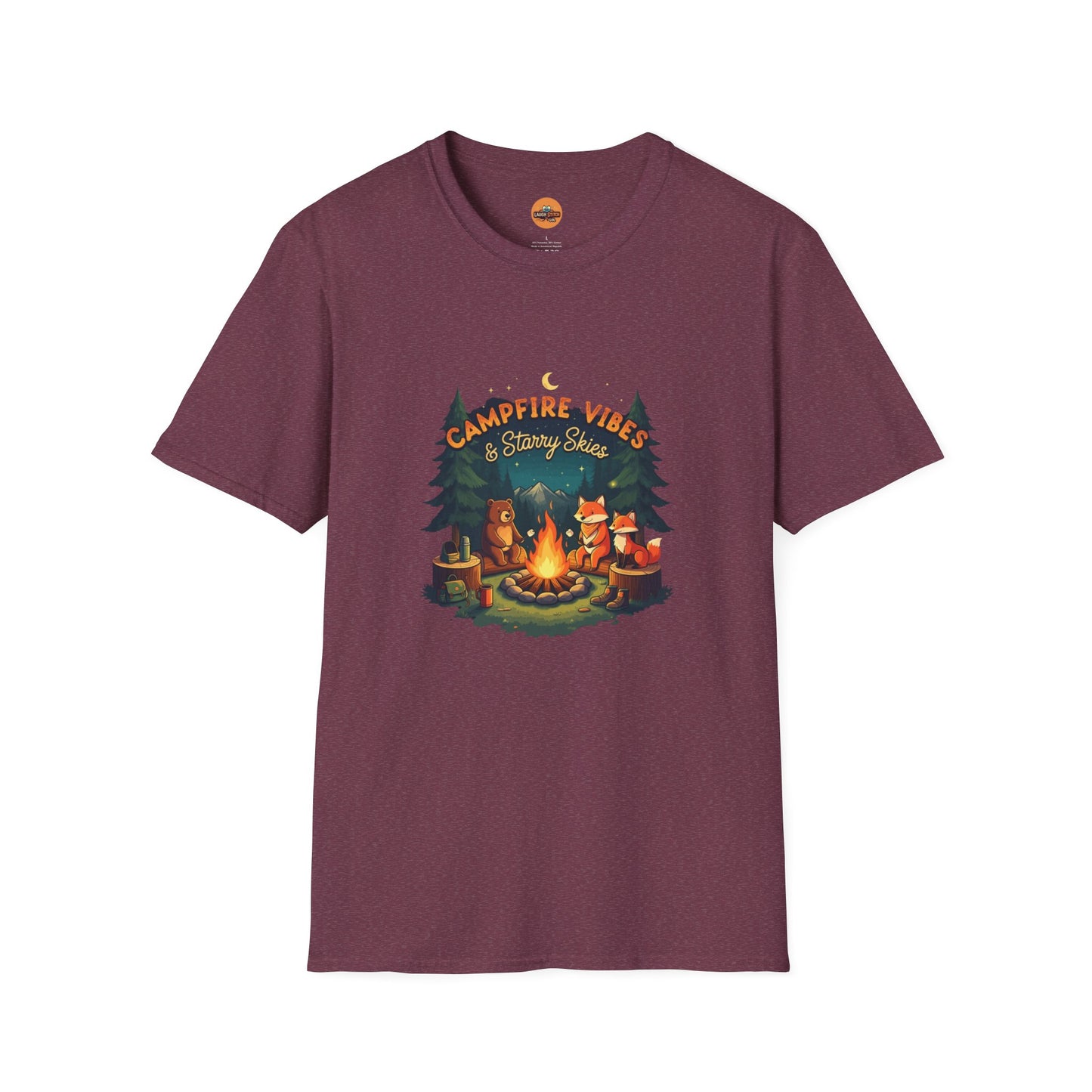 Fireside Fun: Campfire & Starry Skies Tee