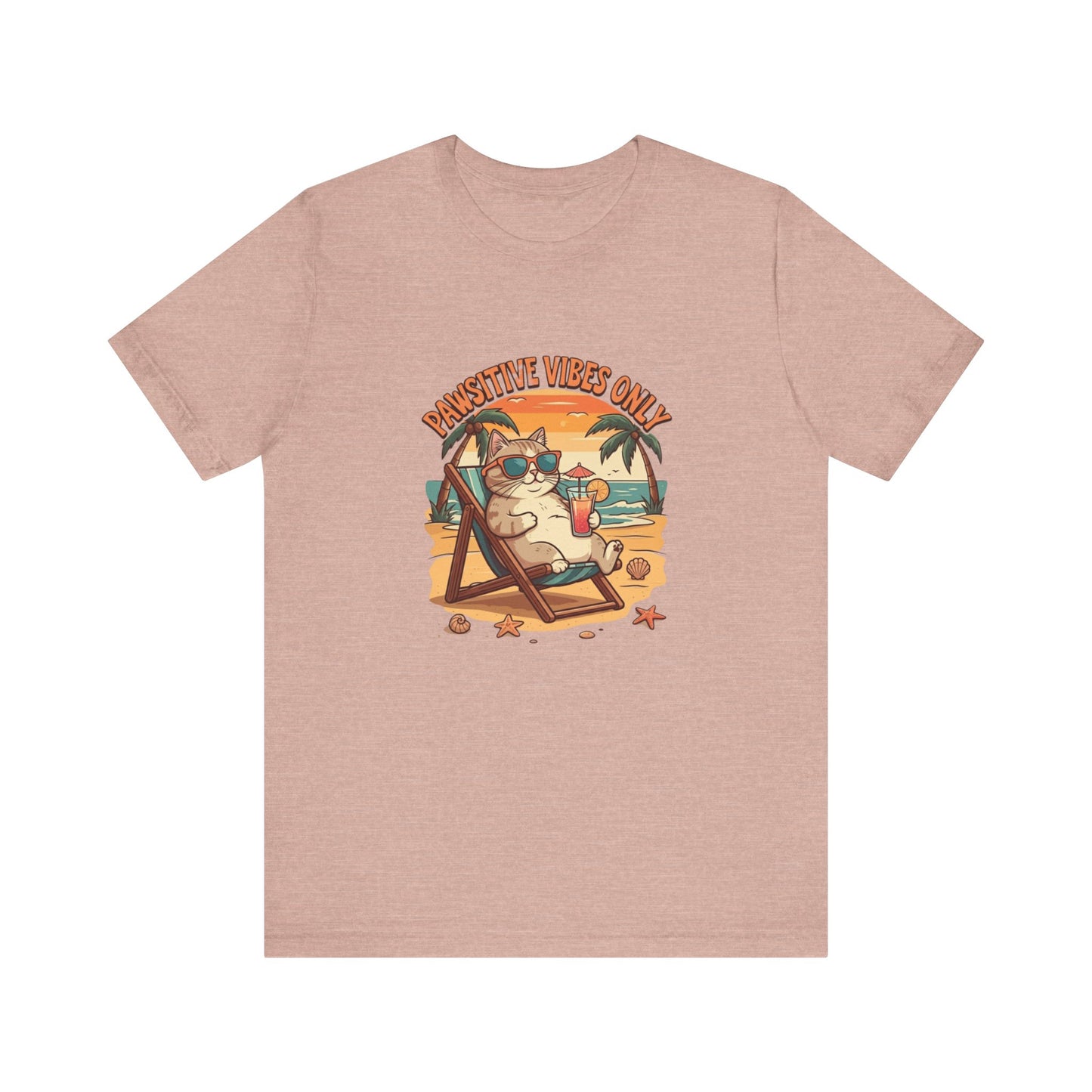 Chill Cat: Pawsitive Vibes Only Tee