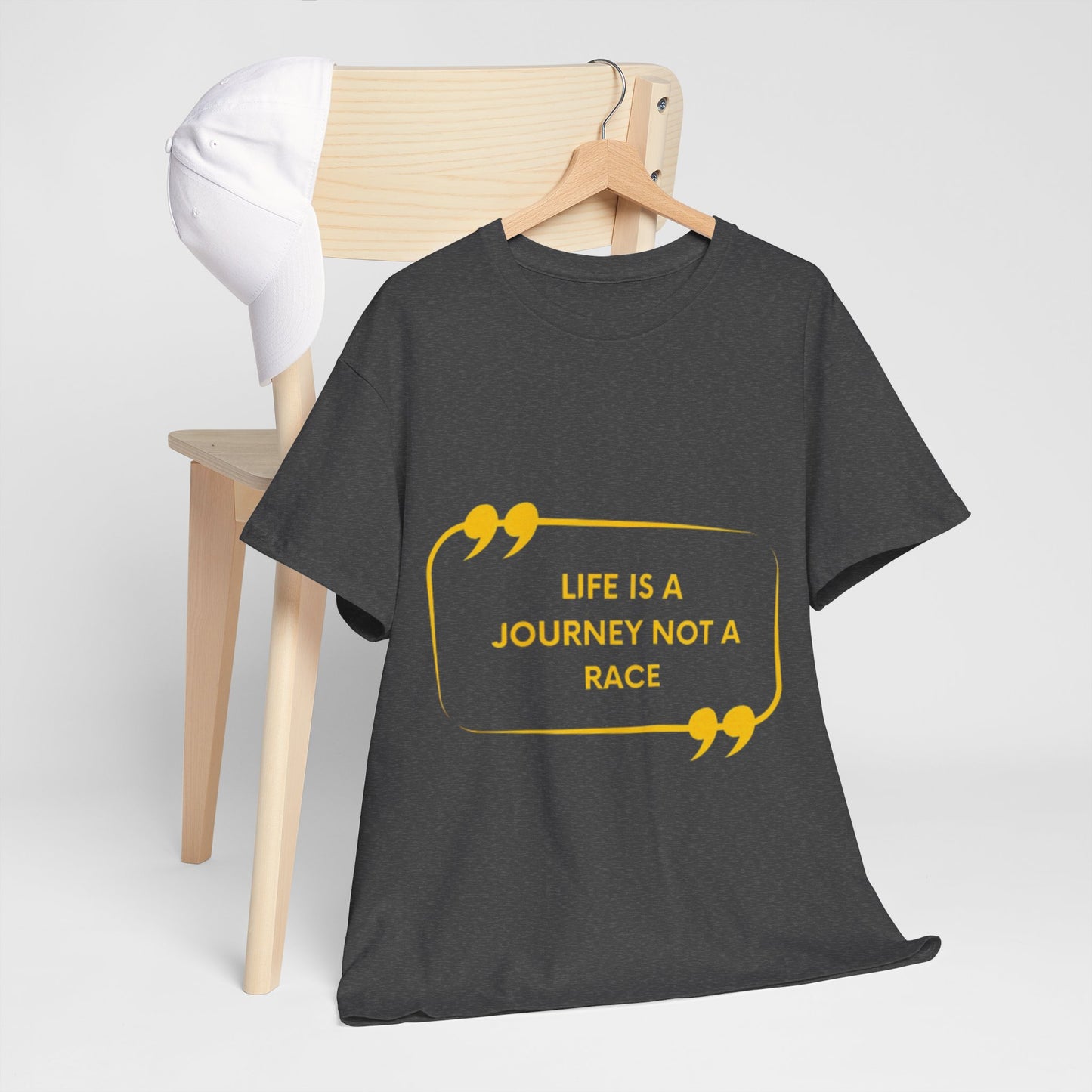 Life is a journey Unisex Heavy Cotton Tee