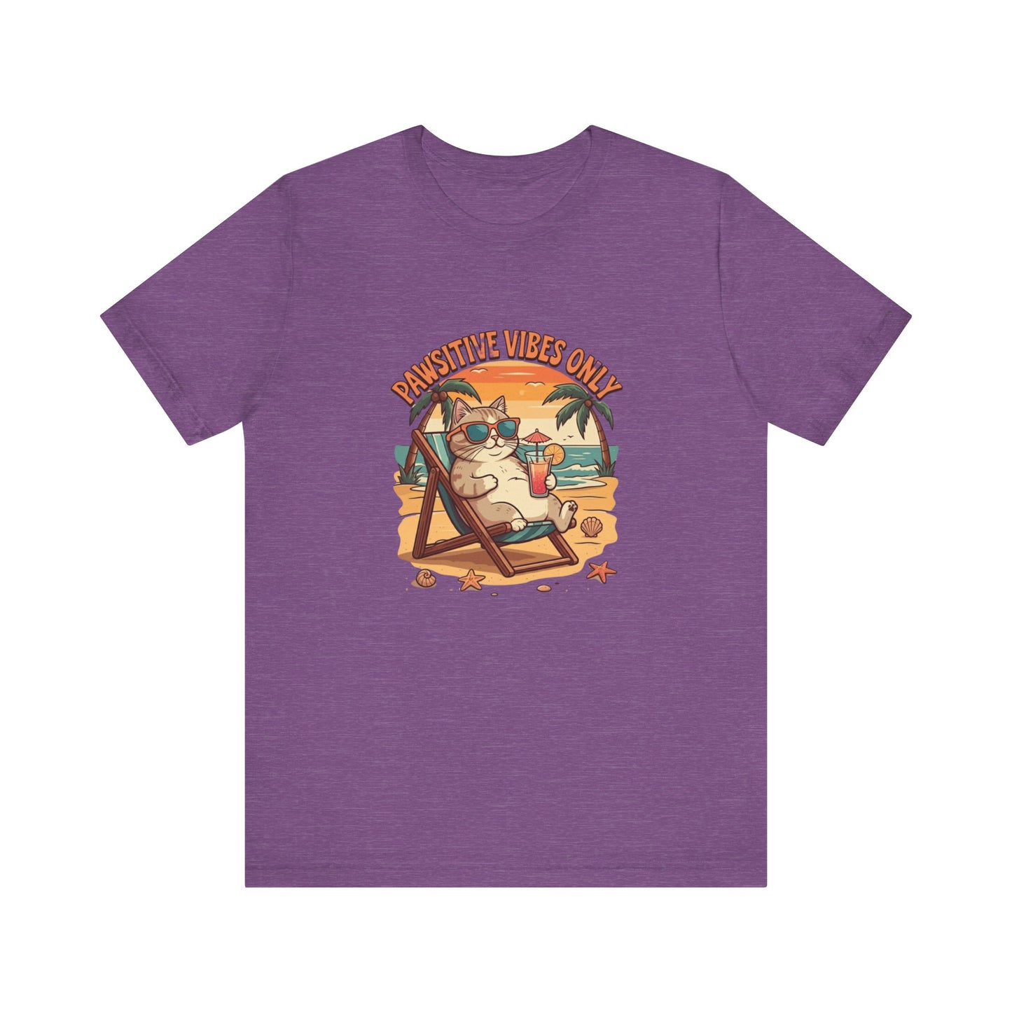 Chill Cat: Pawsitive Vibes Only Tee