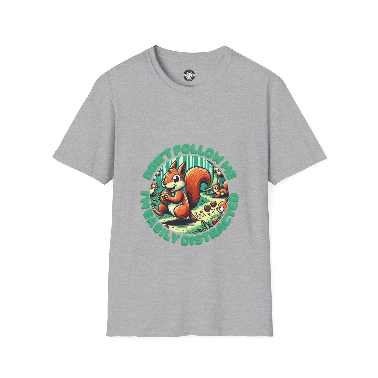 Nutty Navigator: Comical Squirrel Shirt