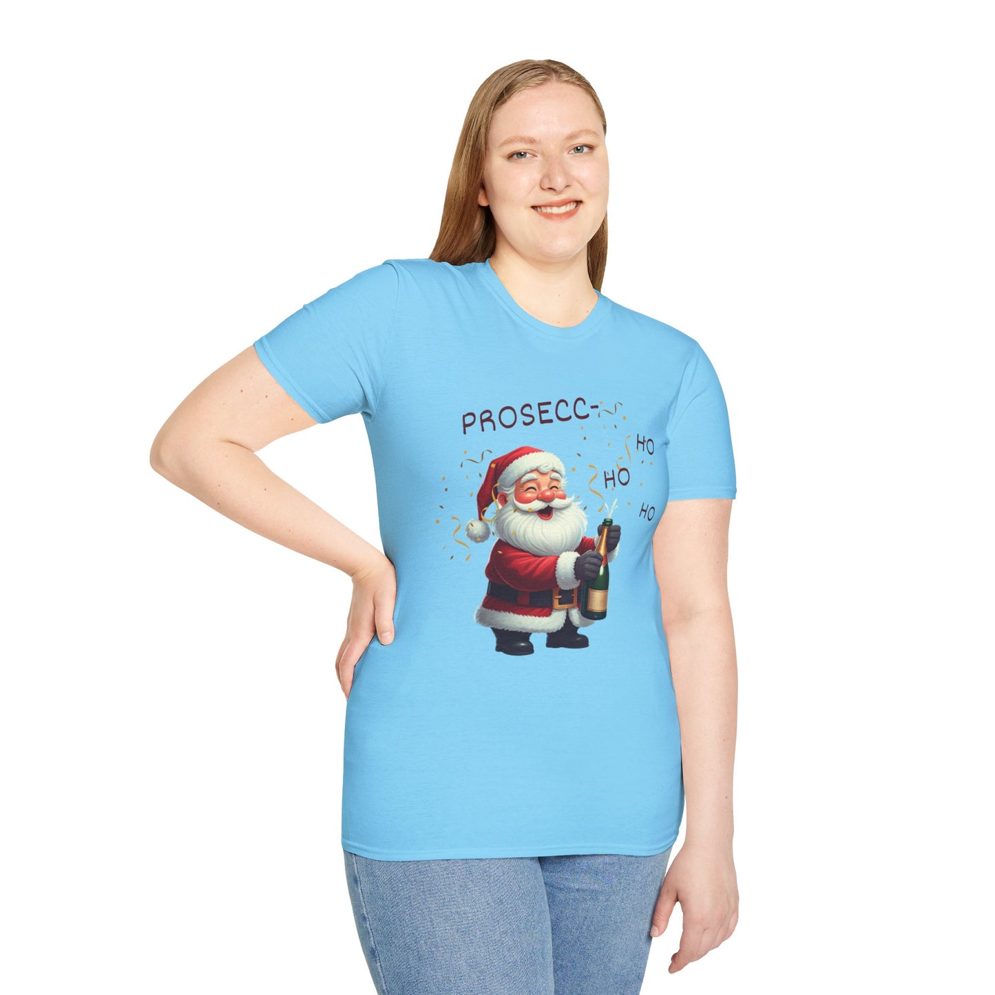 Prosecco-ho-ho-ho: Santa’s Bubbly Celebration T-Shirt