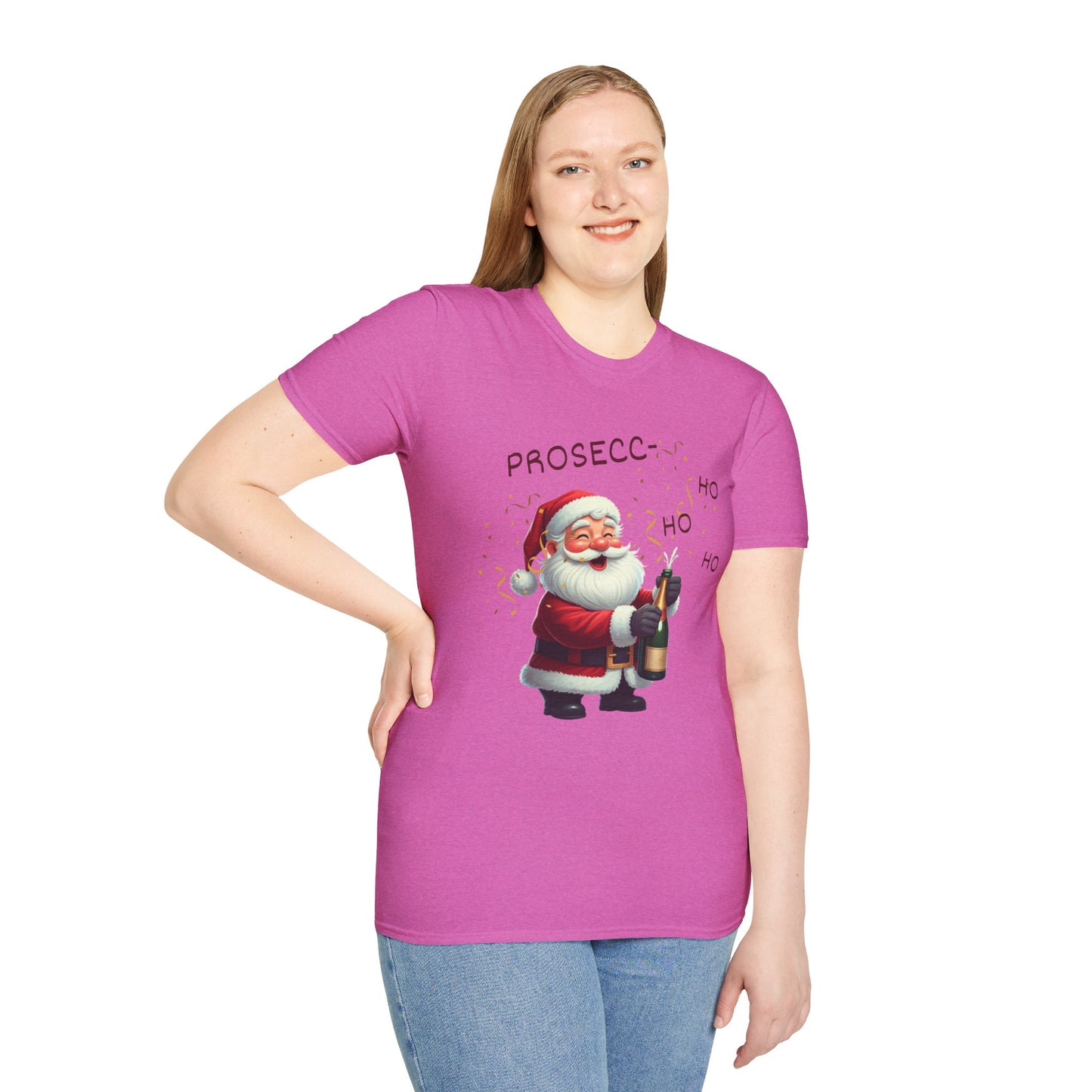 Prosecco-ho-ho-ho: Santa’s Bubbly Celebration T-Shirt