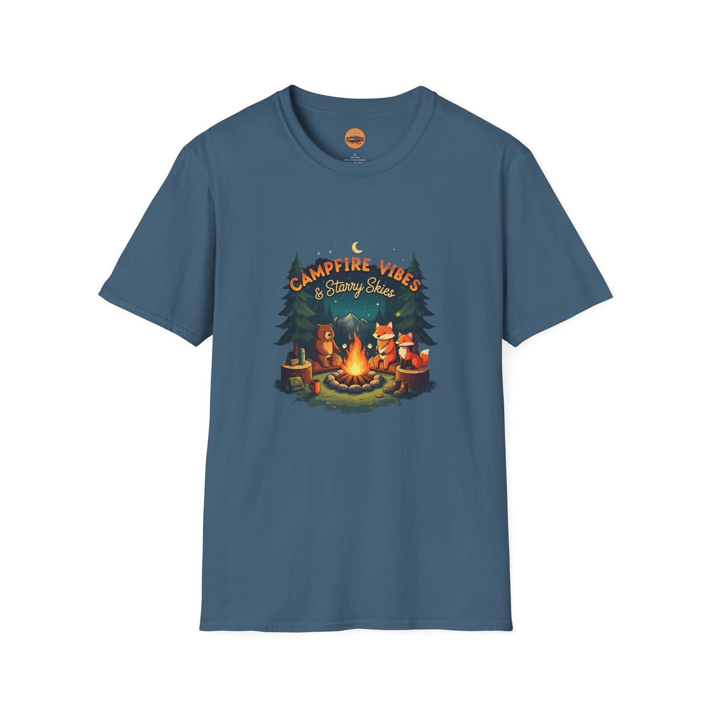 Fireside Fun: Campfire & Starry Skies Tee