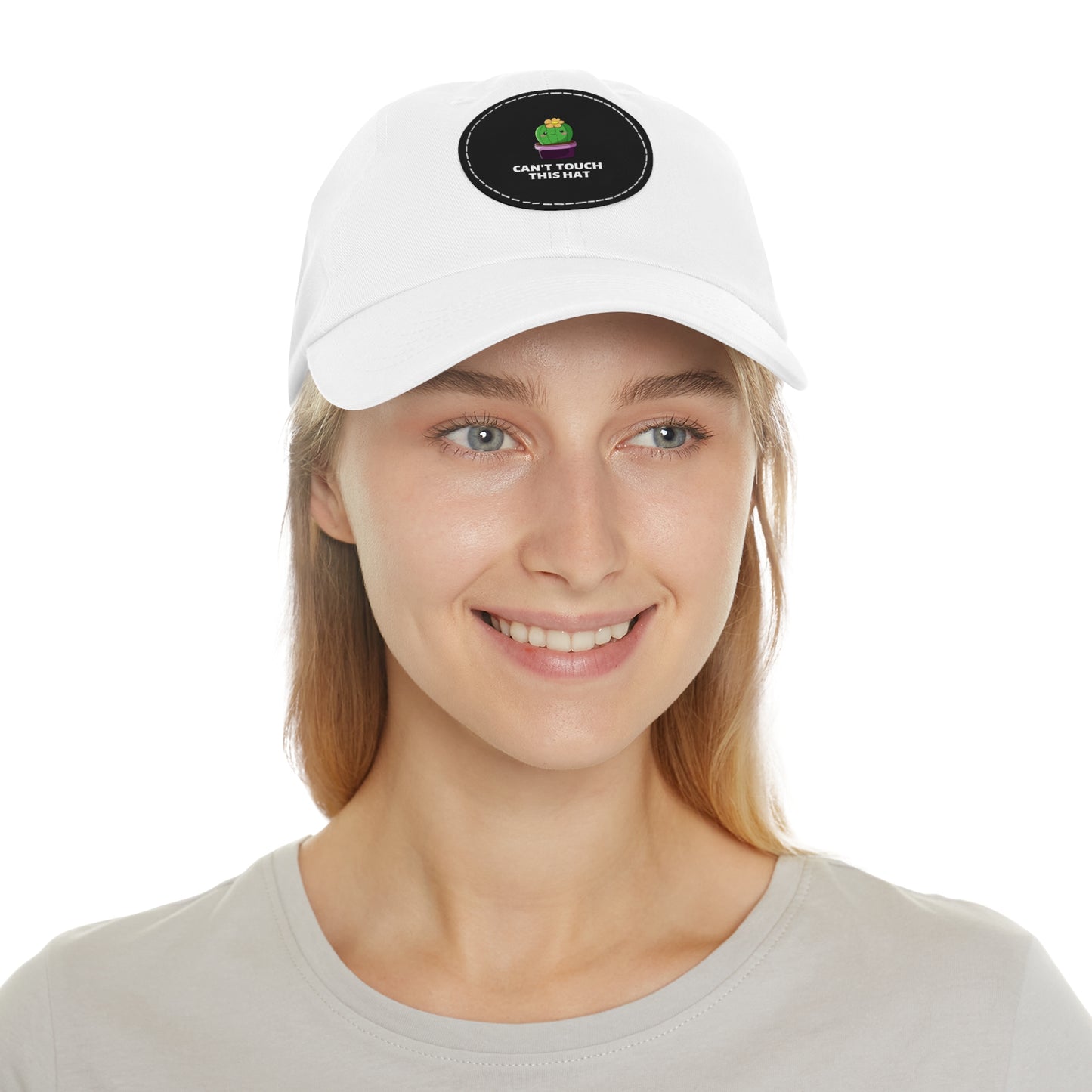 Can't Touch This Dad Hat with Leather Patch