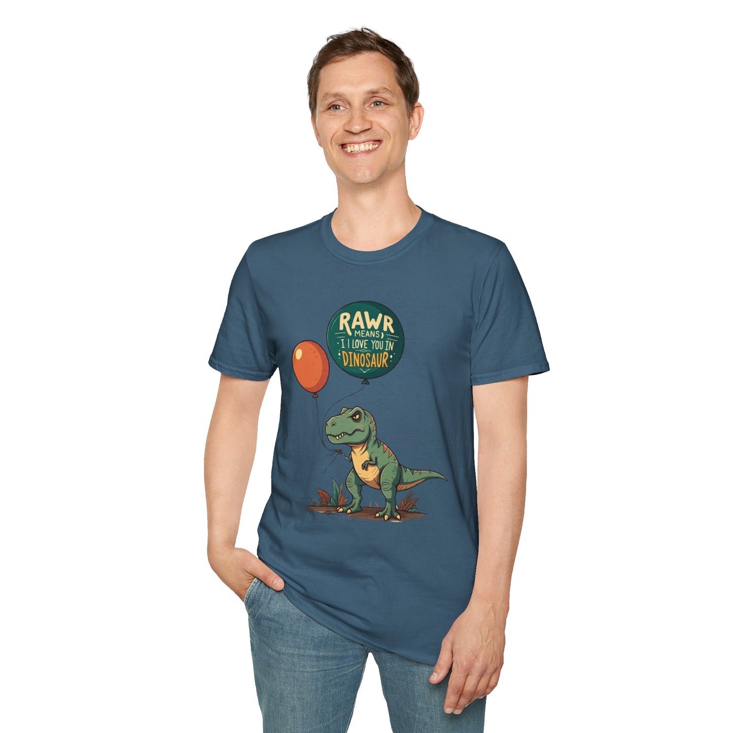 T-Rex Love: Rawr Means I Love You T-Shirt