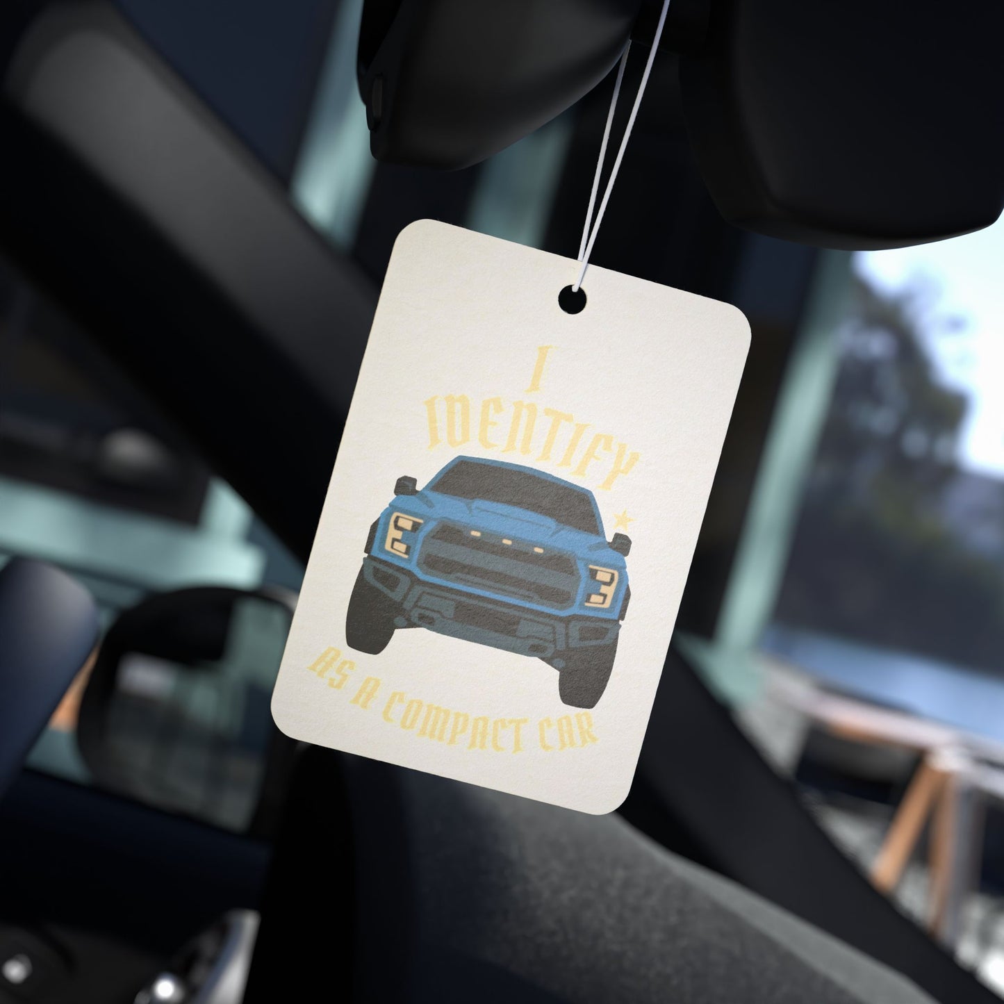 Compact Pretender: Funny Truck Air Freshener