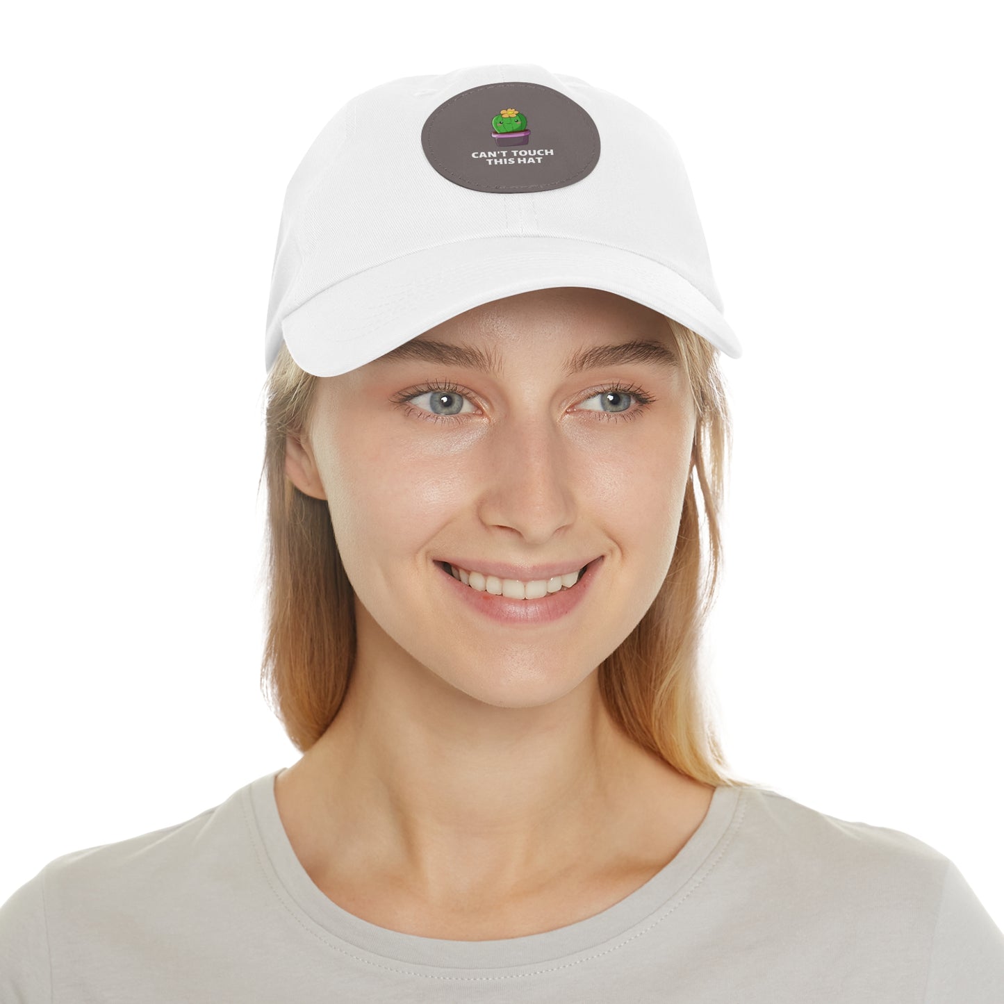 Can't Touch This Dad Hat with Leather Patch