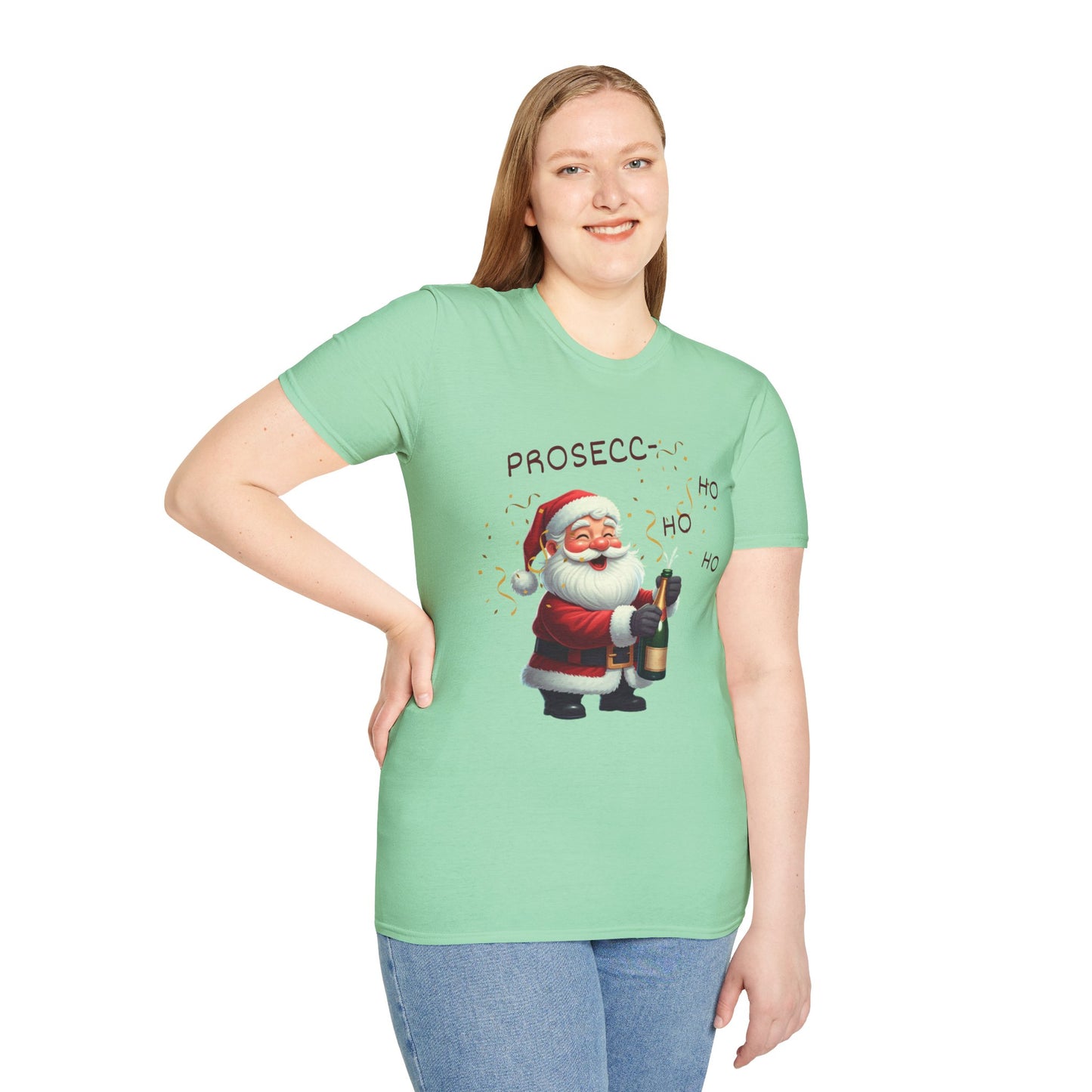 Prosecco-ho-ho-ho: Santa’s Bubbly Celebration T-Shirt