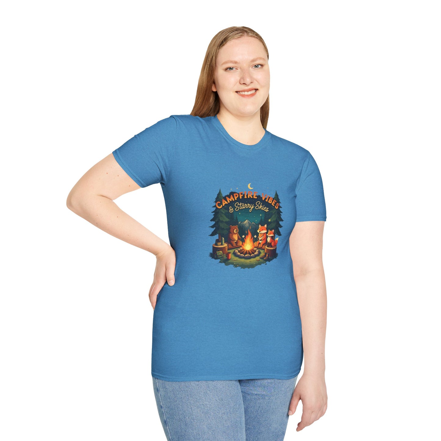 Fireside Fun: Campfire & Starry Skies Tee