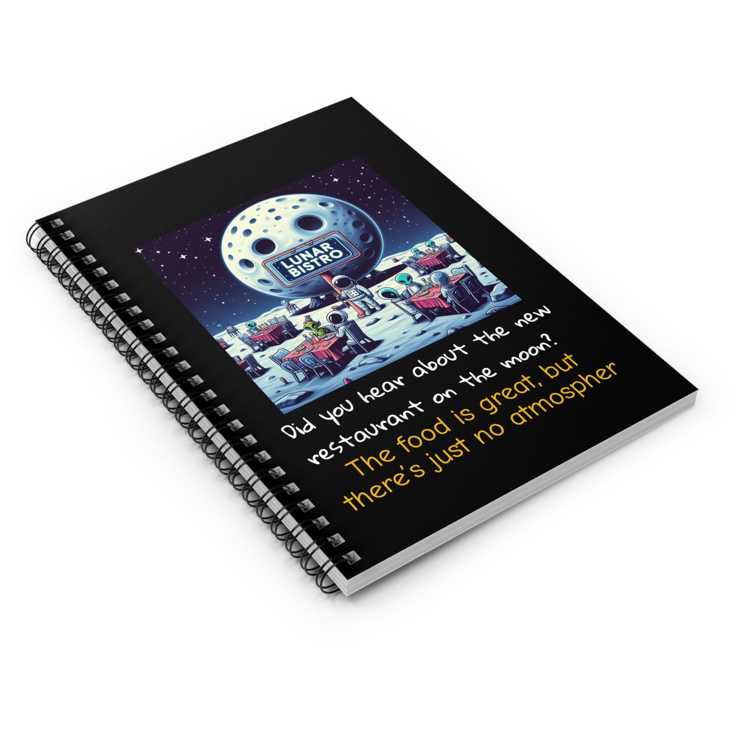 Giggle Pages: Fun & Jokes Notebooks - Moon Restaurant