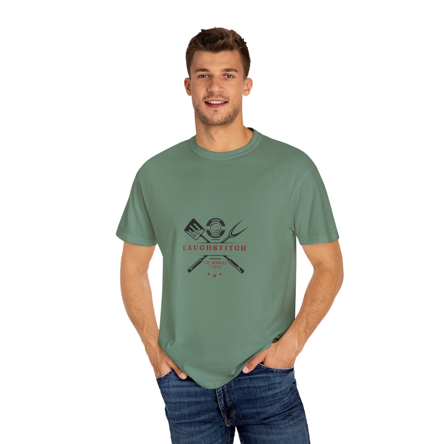 Laugh Stitch LOL Branded Unisex T-Shirt - Laugh Out Loud Fashion