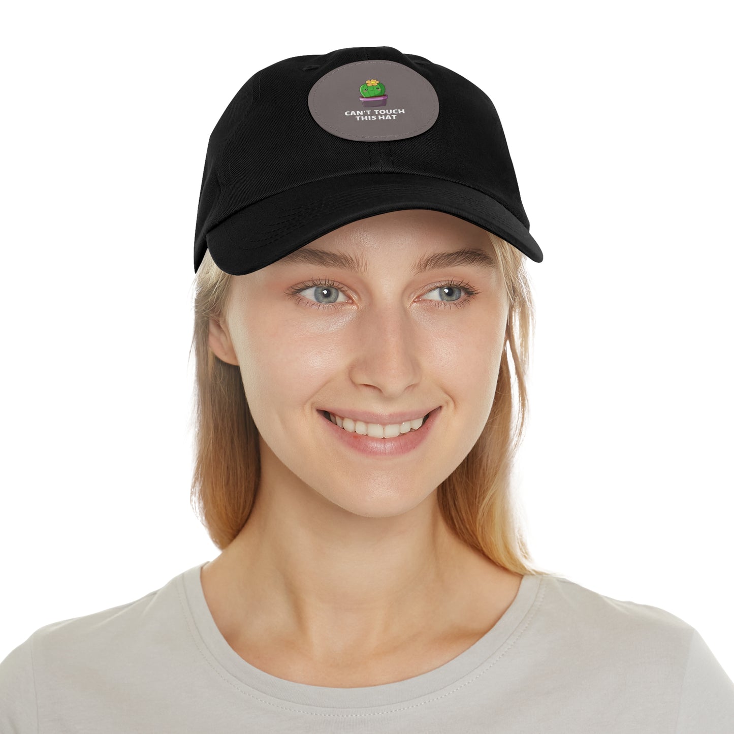 Can't Touch This Dad Hat with Leather Patch