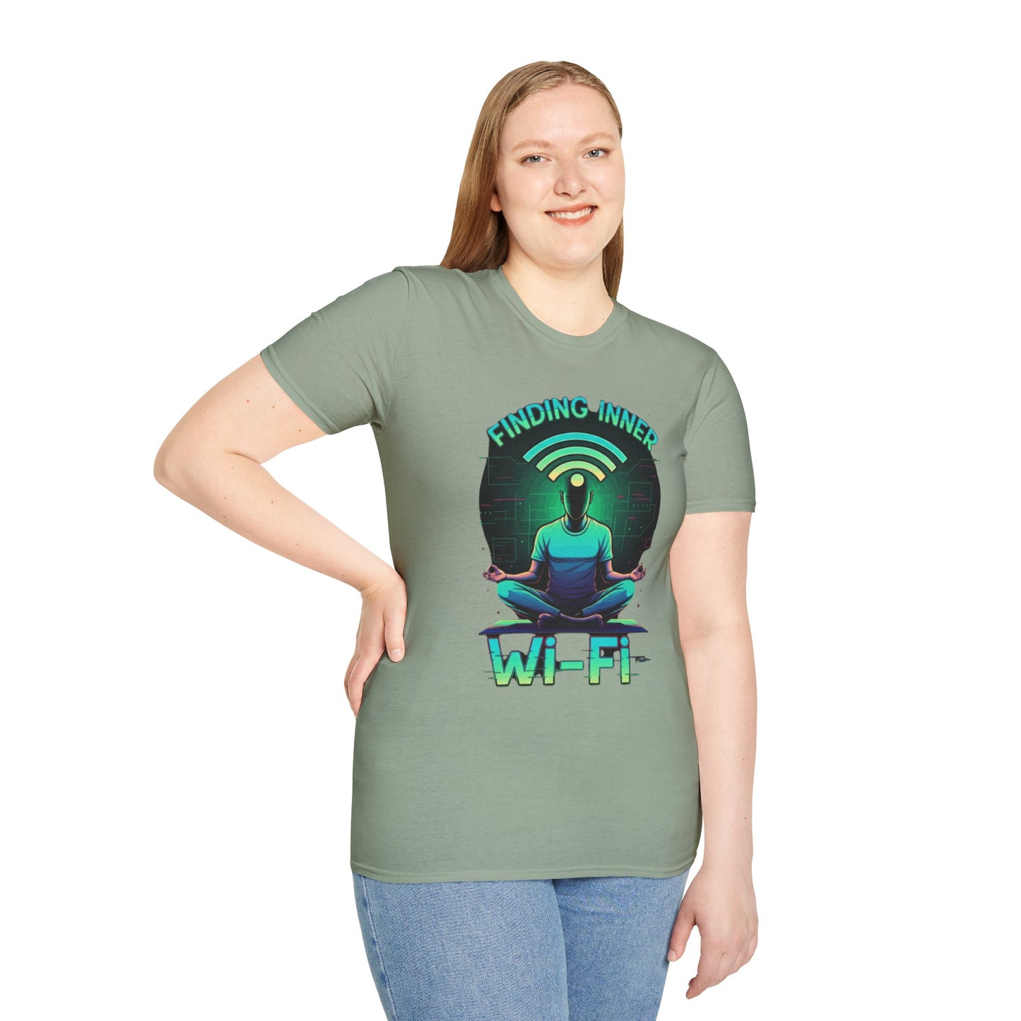 Zen Connection: Finding Inner Wi-Fi T-Shirt