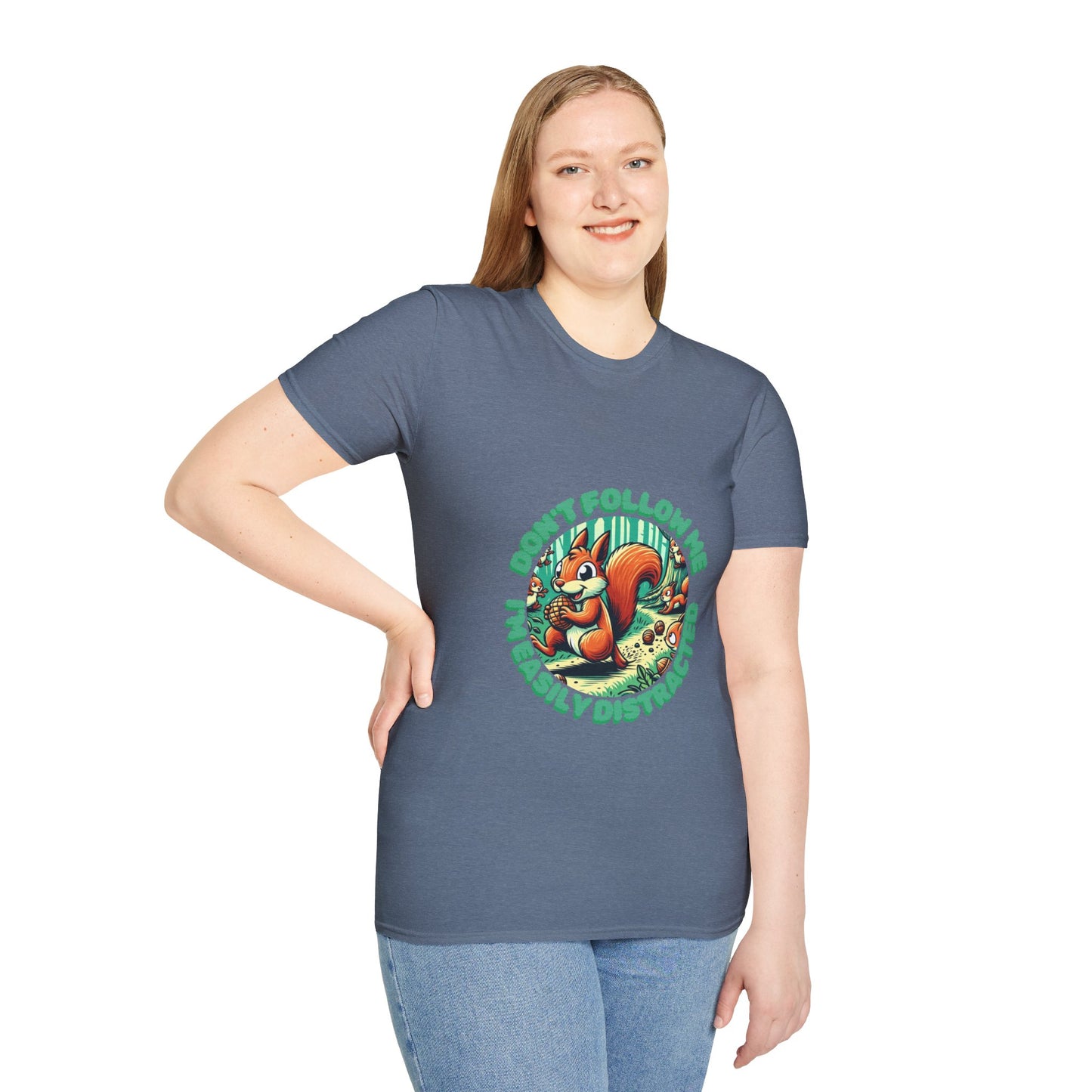 Nutty Navigator: Comical Squirrel Shirt