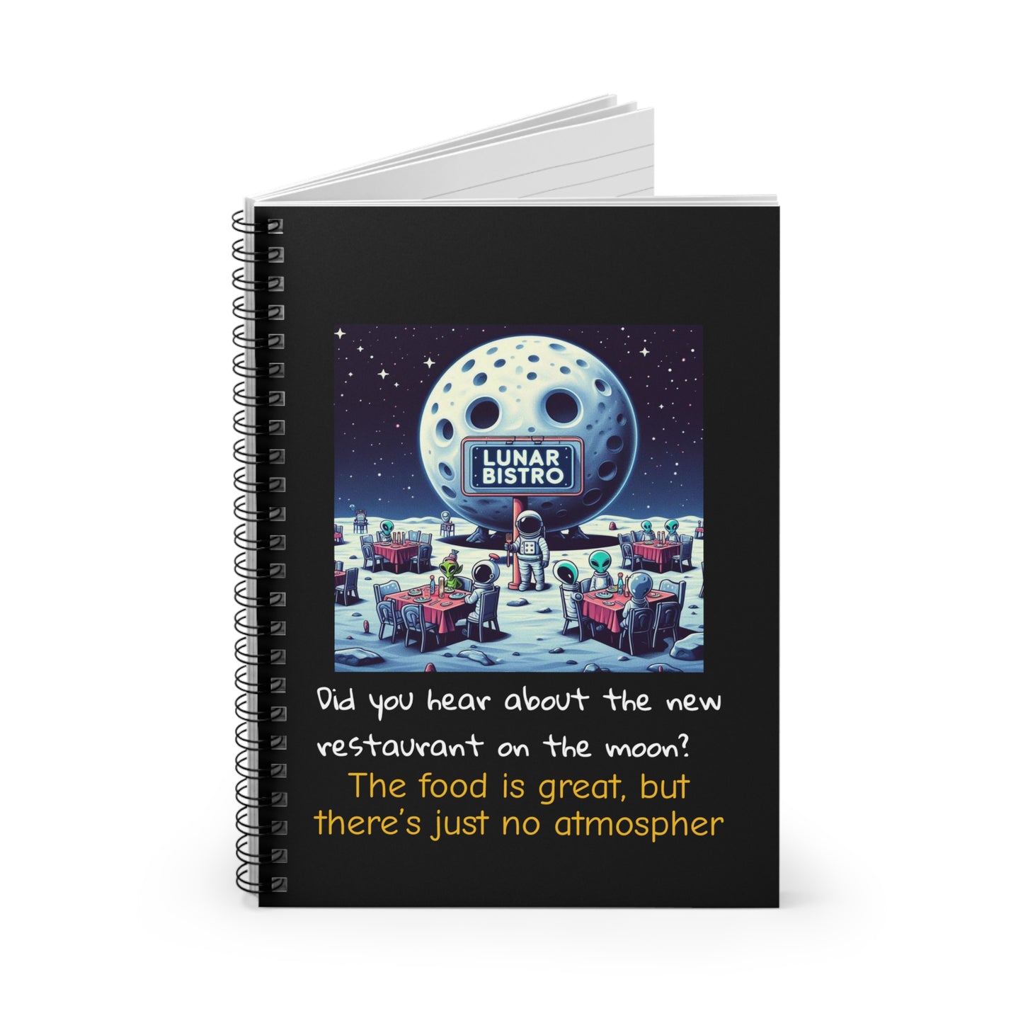 Giggle Pages: Fun & Jokes Notebooks - Moon Restaurant