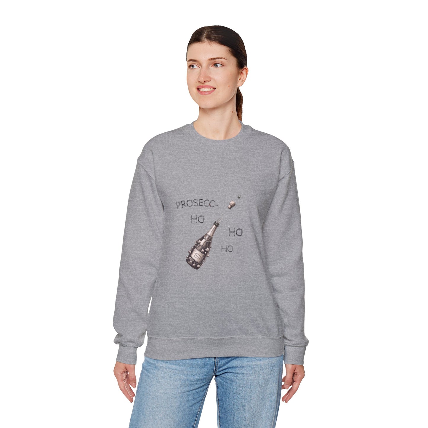 Prosecco-ho-ho-ho: Holiday Cheer Sweatshirt