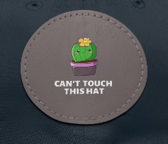 Can't Touch This Dad Hat with Leather Patch