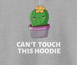 Can't Touch This: Hooded Sweatshirt