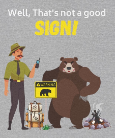 Wildlife Woe: Comical T-Shirt